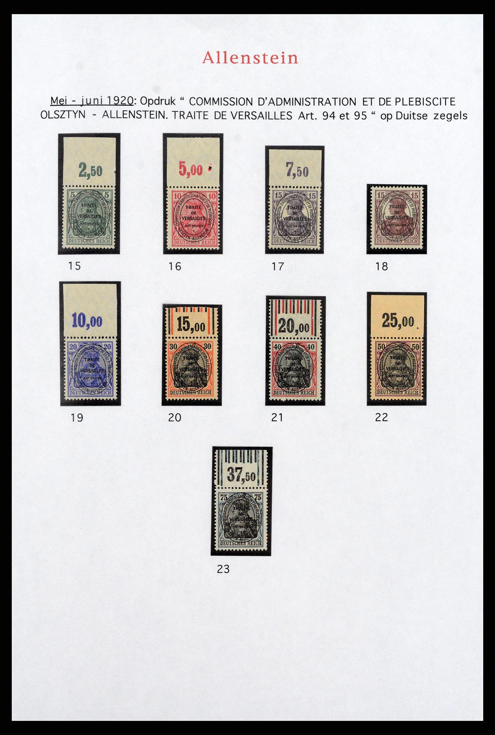 38660 0003 - Stamp collection 38660 German territories 1800 (!)-1939.