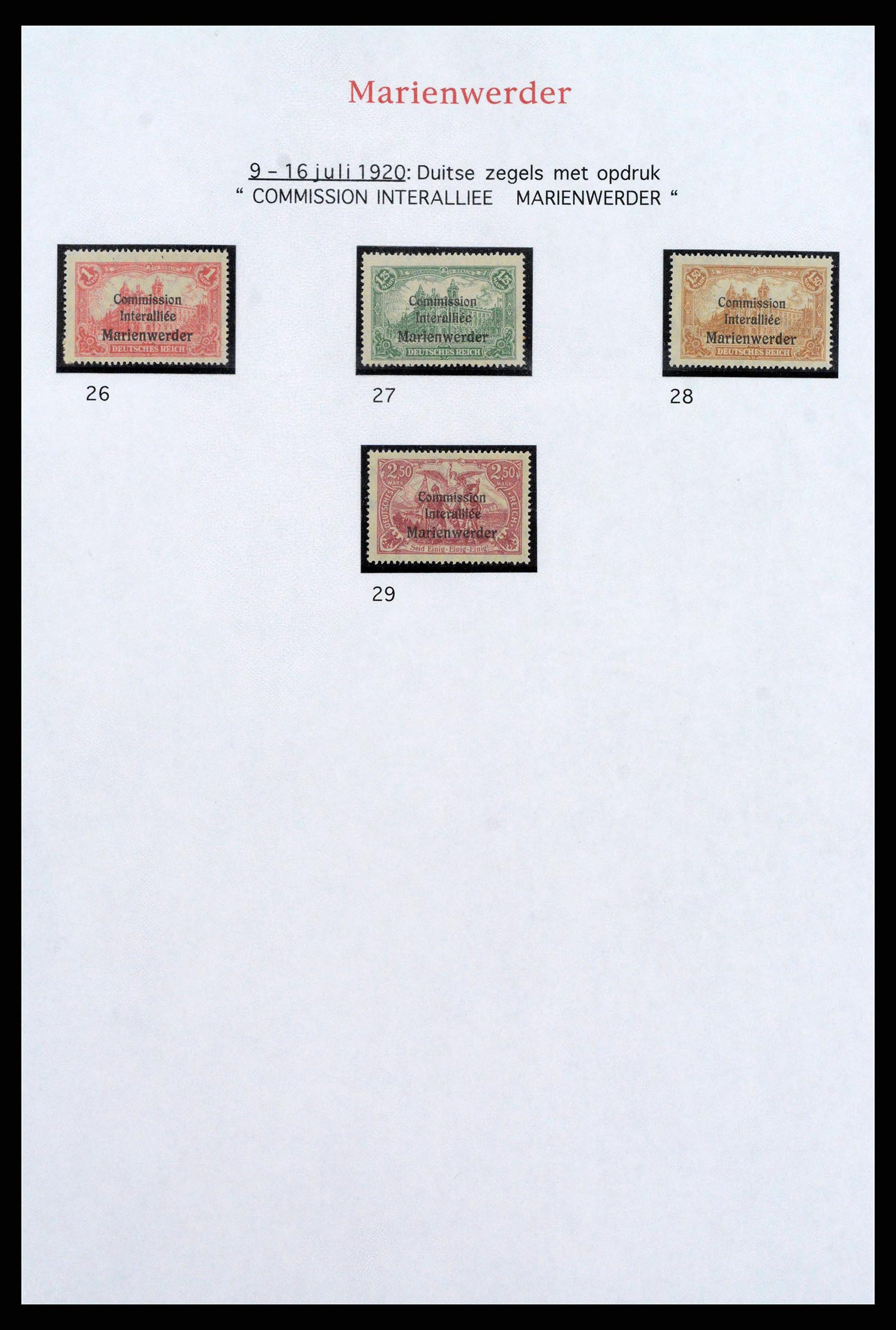 38660 0016 - Stamp collection 38660 German territories 1800 (!)-1939.