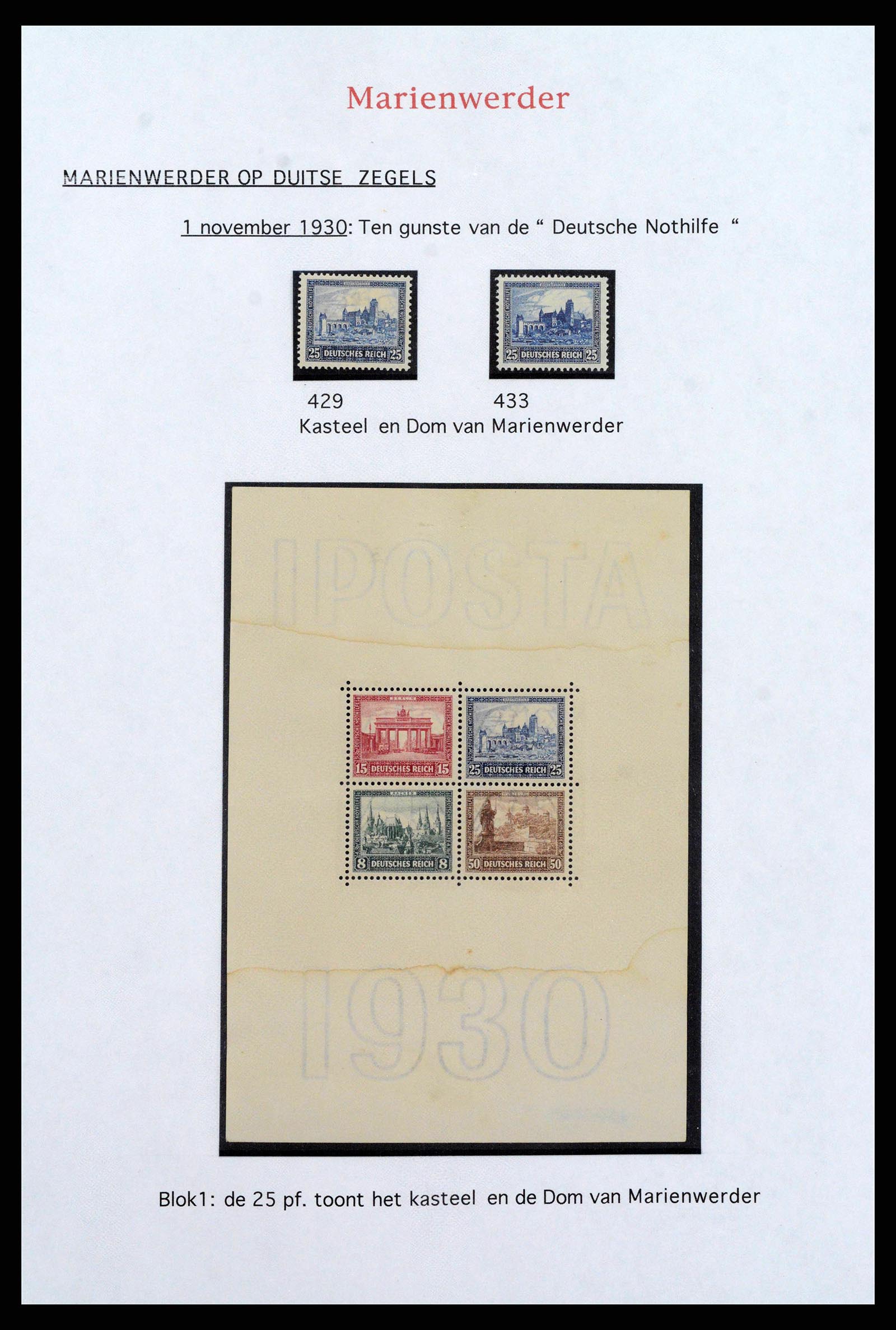 38660 0020 - Postzegelverzameling 38660 Duitse gebieden 1800 (!)-1939.