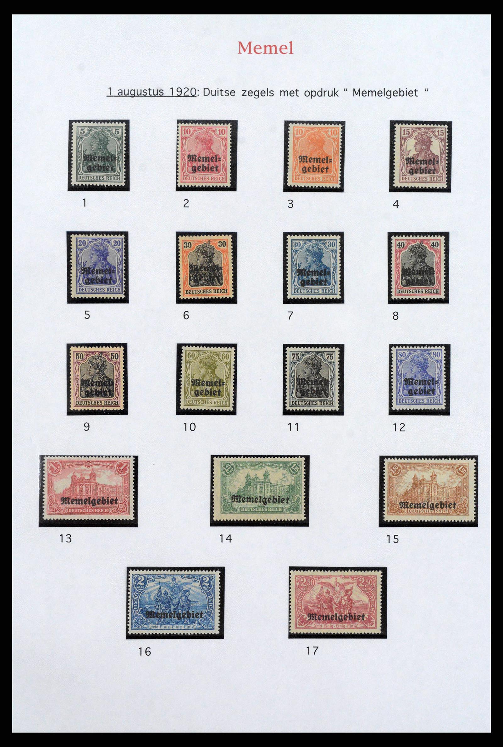 38660 0026 - Stamp collection 38660 German territories 1800 (!)-1939.