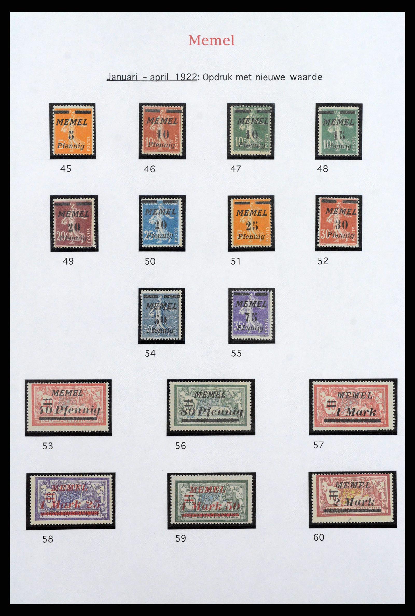38660 0030 - Stamp collection 38660 German territories 1800 (!)-1939.