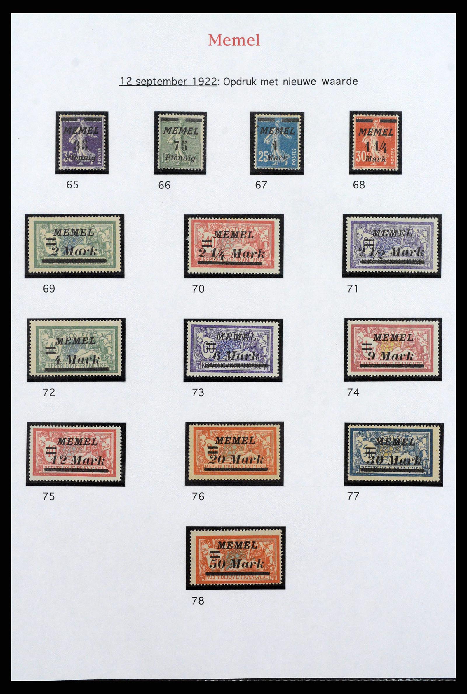 38660 0033 - Stamp collection 38660 German territories 1800 (!)-1939.