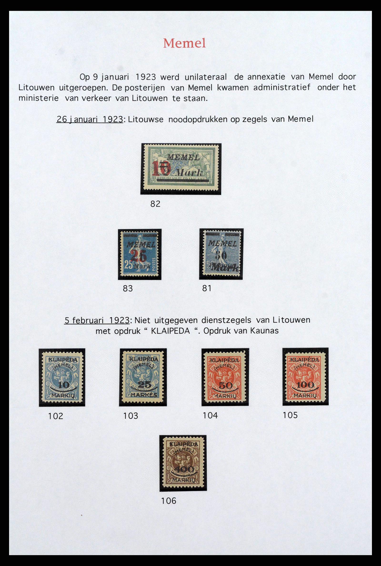 38660 0036 - Stamp collection 38660 German territories 1800 (!)-1939.