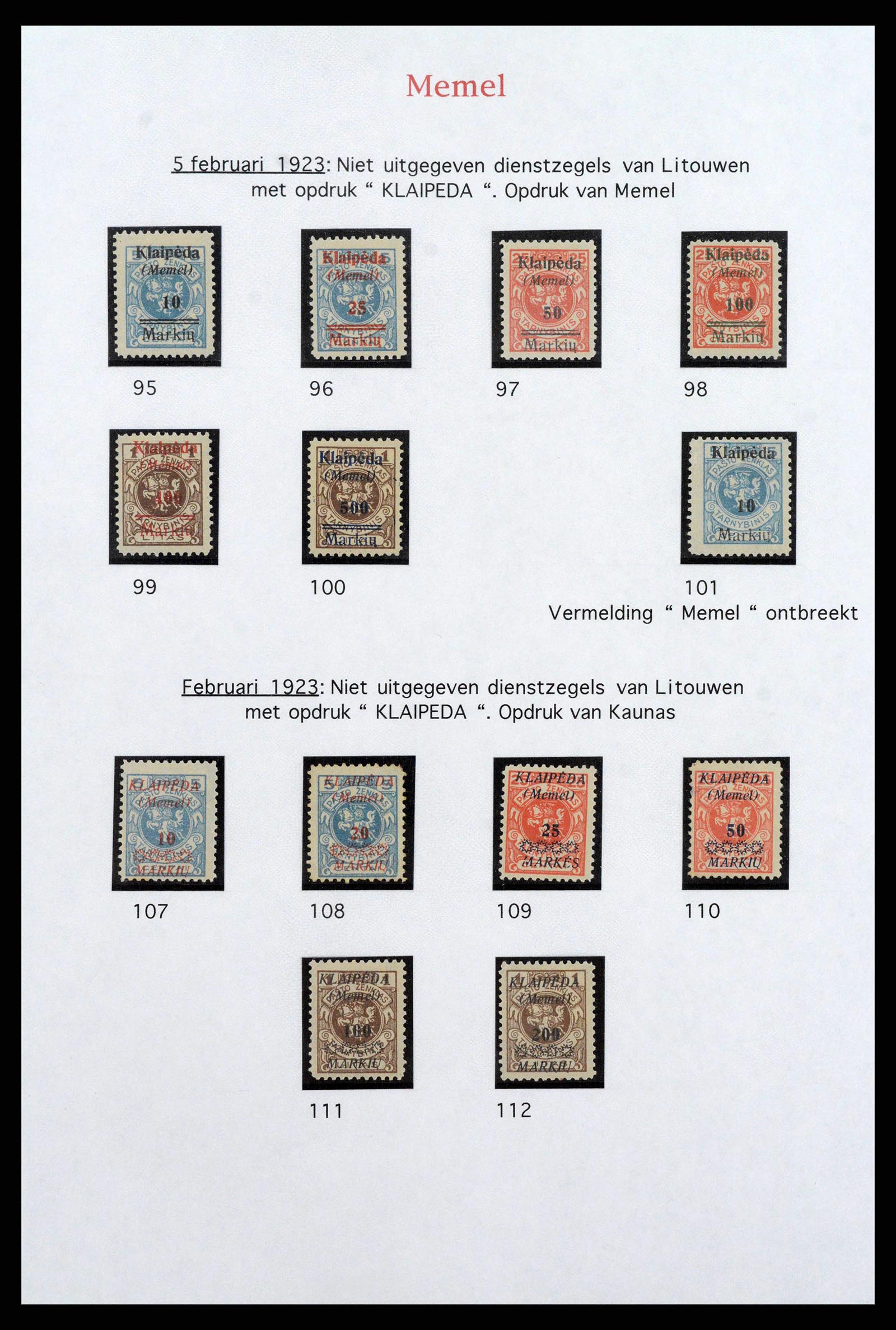 38660 0037 - Stamp collection 38660 German territories 1800 (!)-1939.