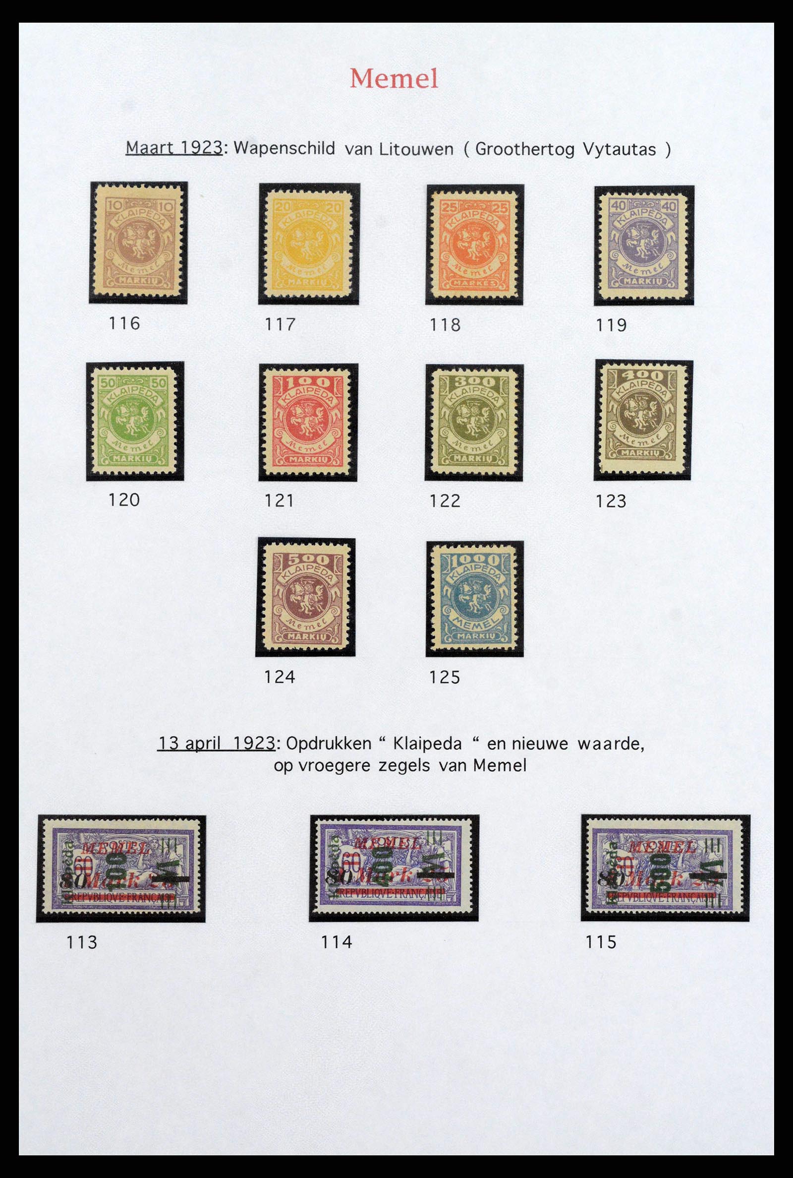 38660 0038 - Stamp collection 38660 German territories 1800 (!)-1939.
