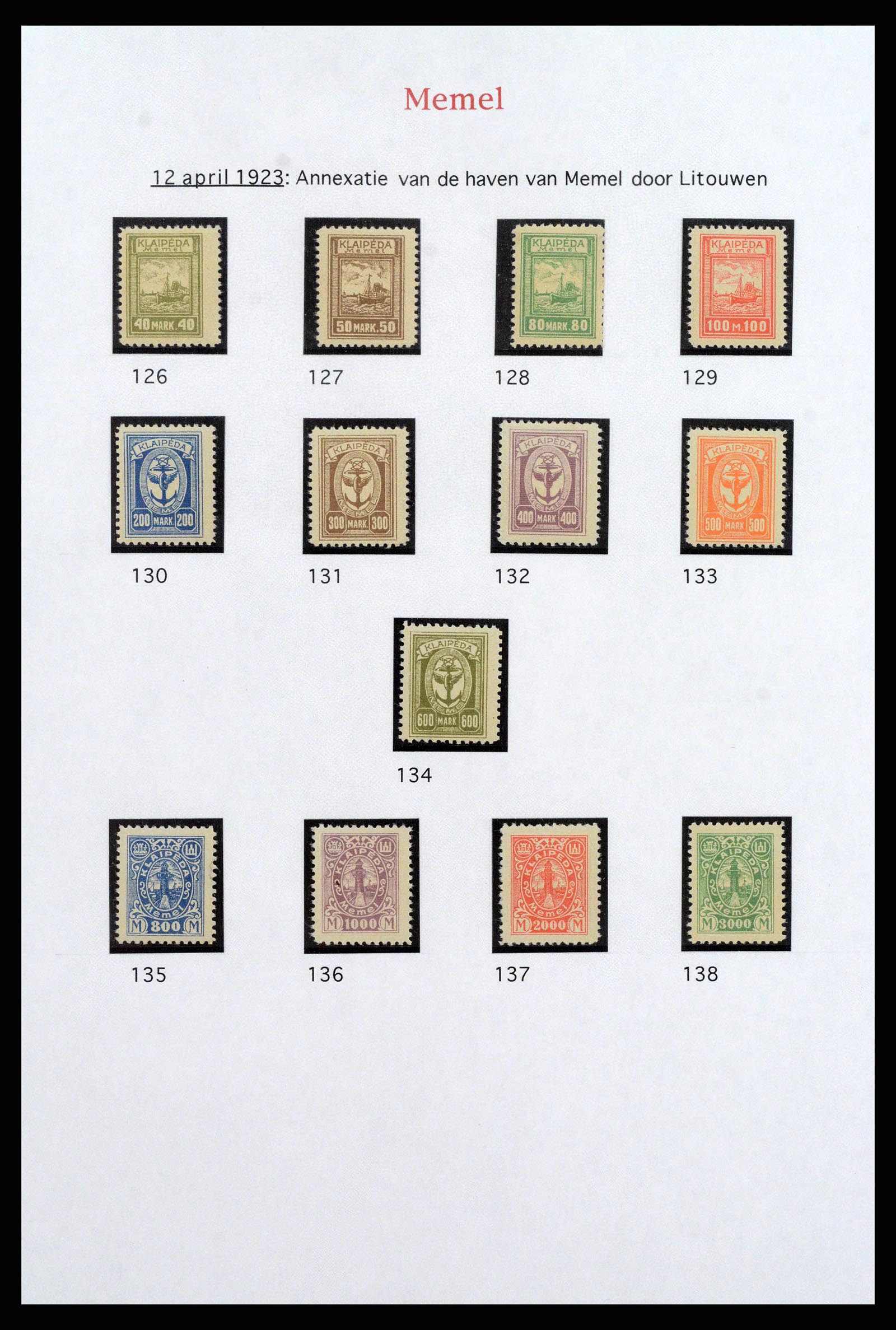 38660 0039 - Stamp collection 38660 German territories 1800 (!)-1939.