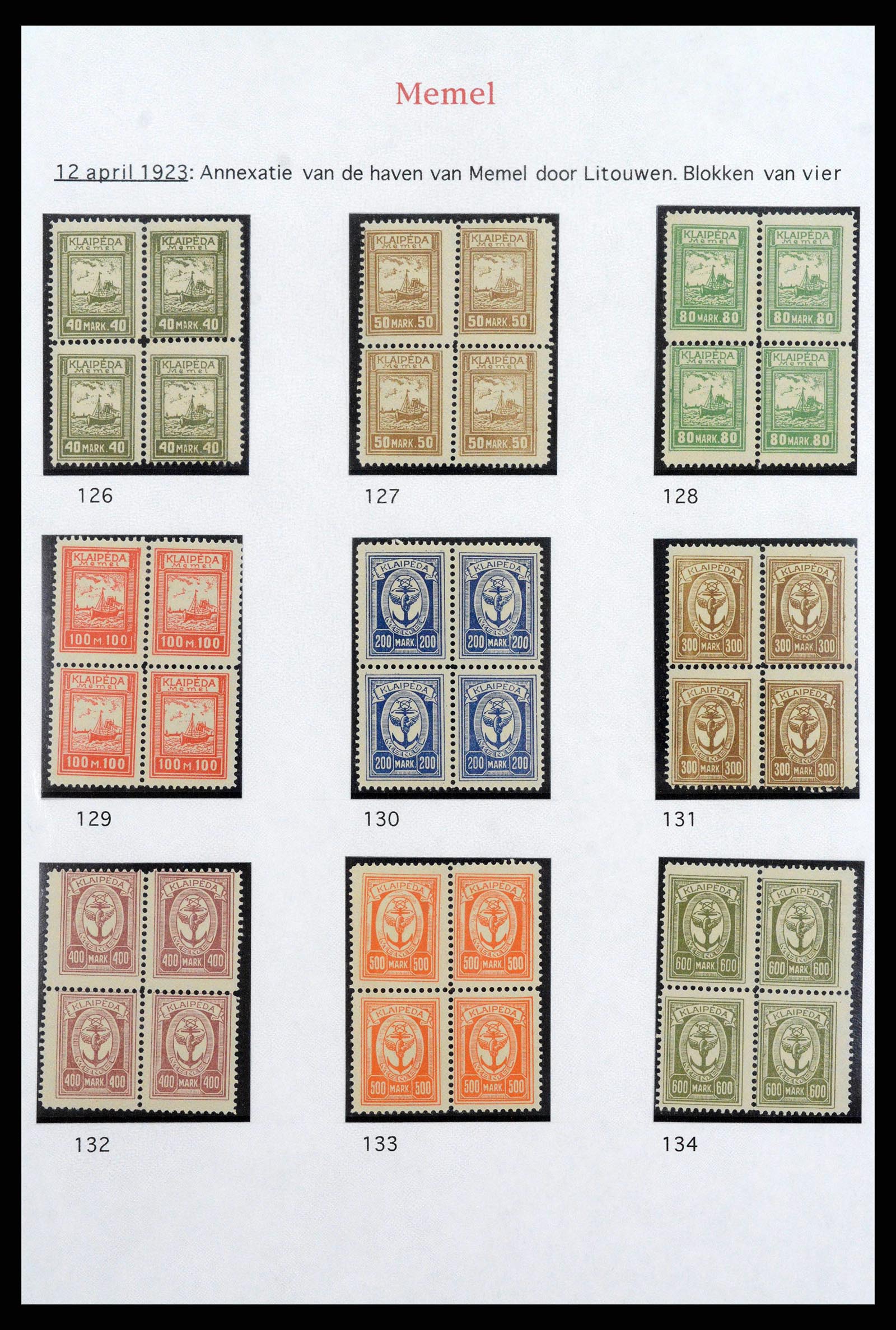 38660 0040 - Stamp collection 38660 German territories 1800 (!)-1939.