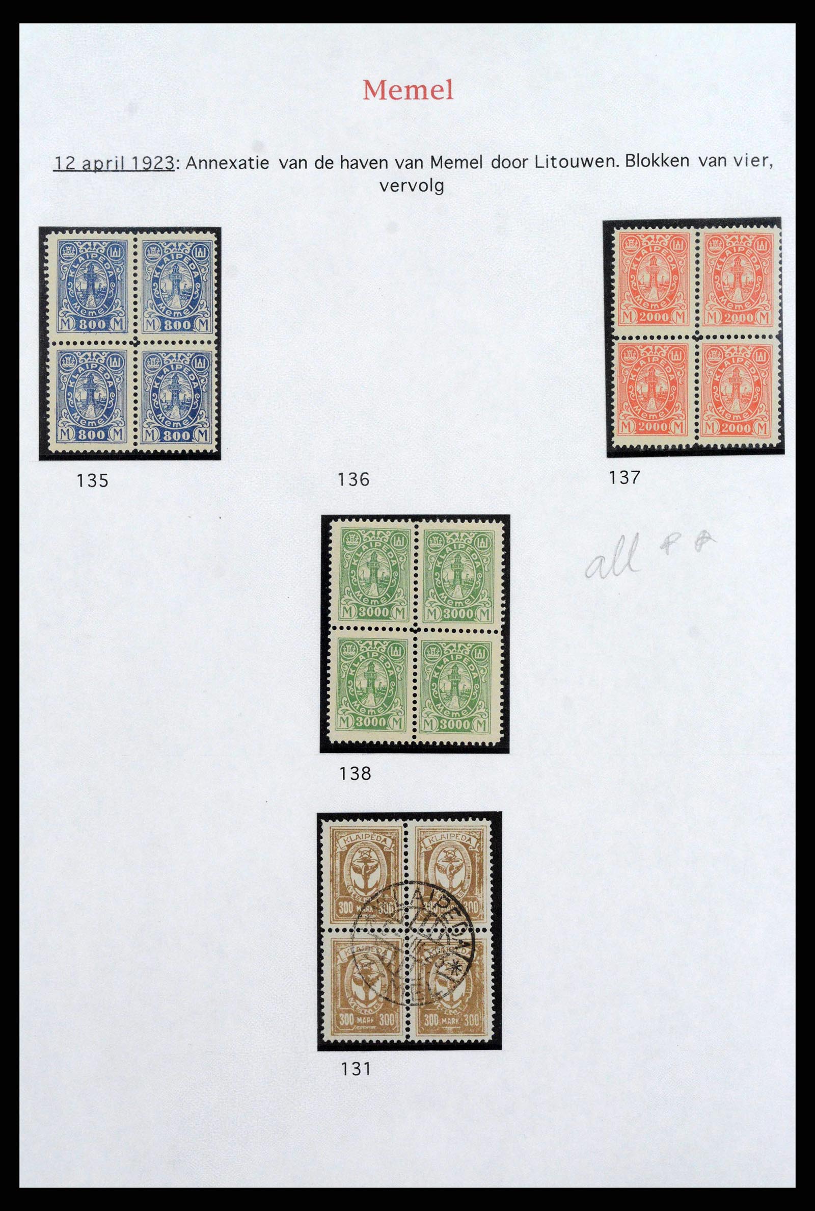38660 0041 - Stamp collection 38660 German territories 1800 (!)-1939.