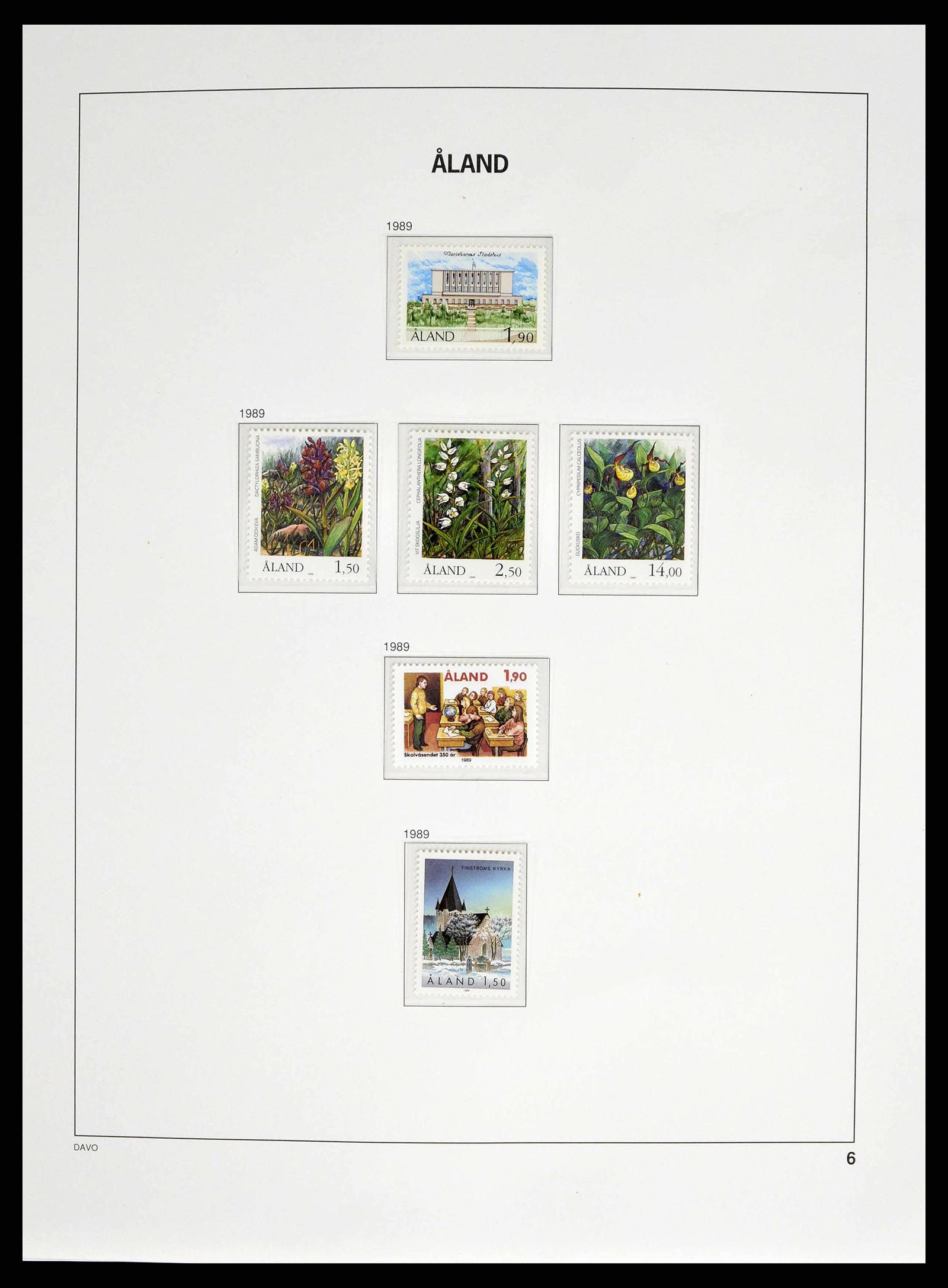 38662 0006 - Postzegelverzameling 38662 Aland 1984-2006.