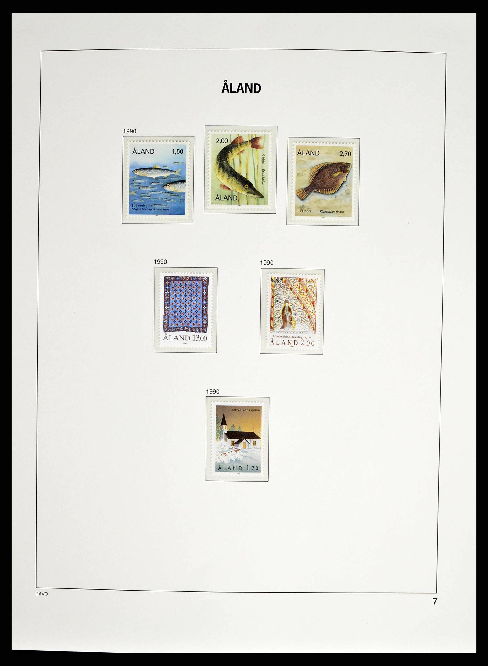 38662 0007 - Stamp collection 38662 Aland 1984-2006.