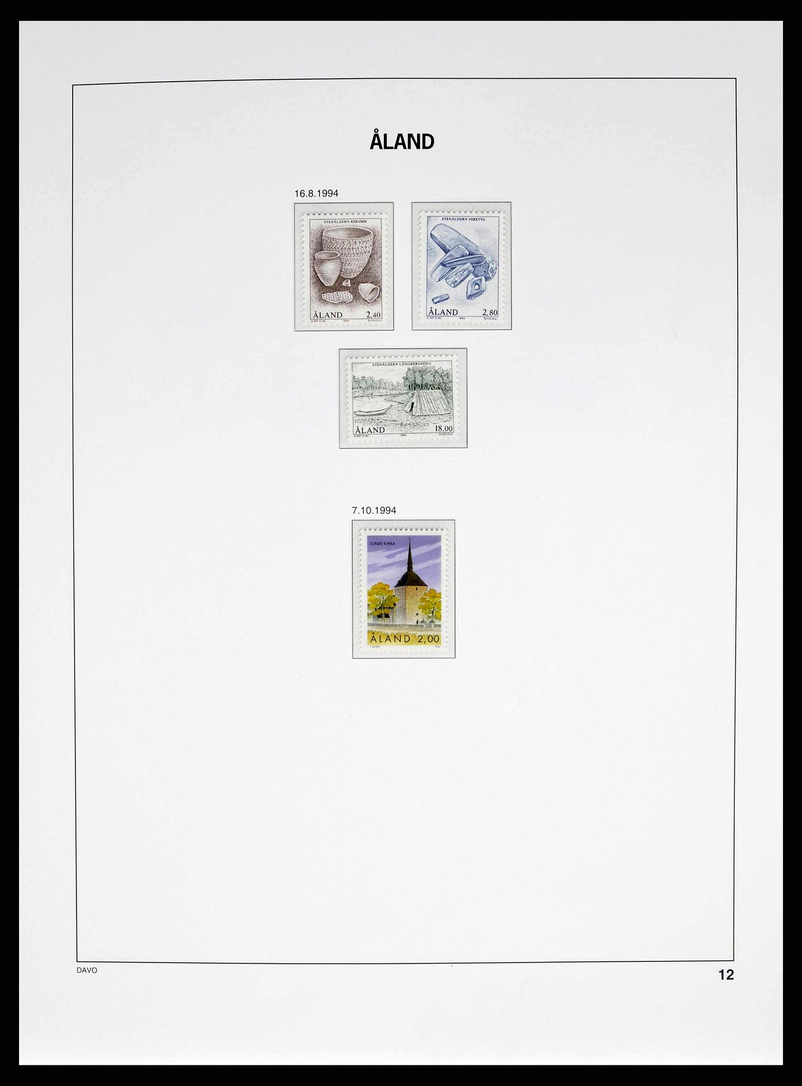 38662 0015 - Postzegelverzameling 38662 Aland 1984-2006.