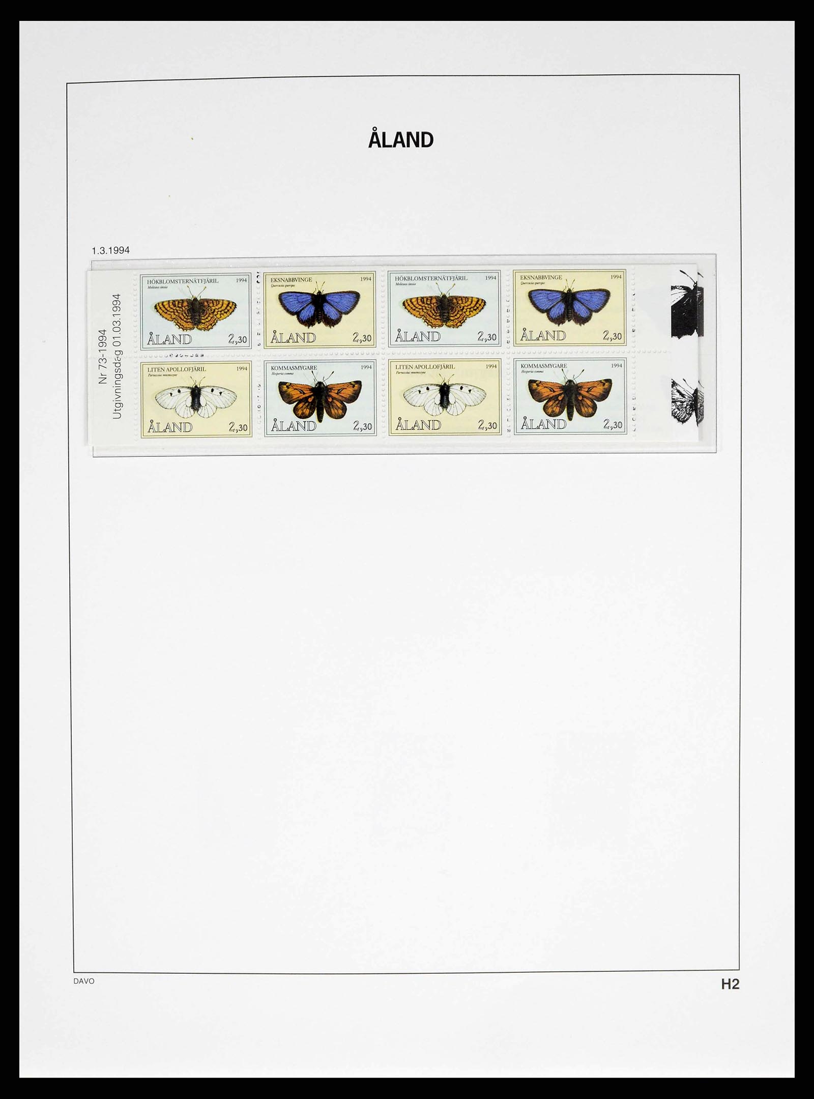 38662 0016 - Postzegelverzameling 38662 Aland 1984-2006.
