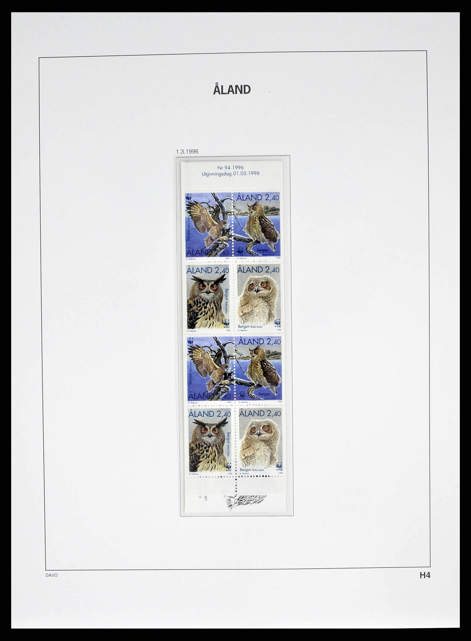 38662 0022 - Stamp collection 38662 Aland 1984-2006.