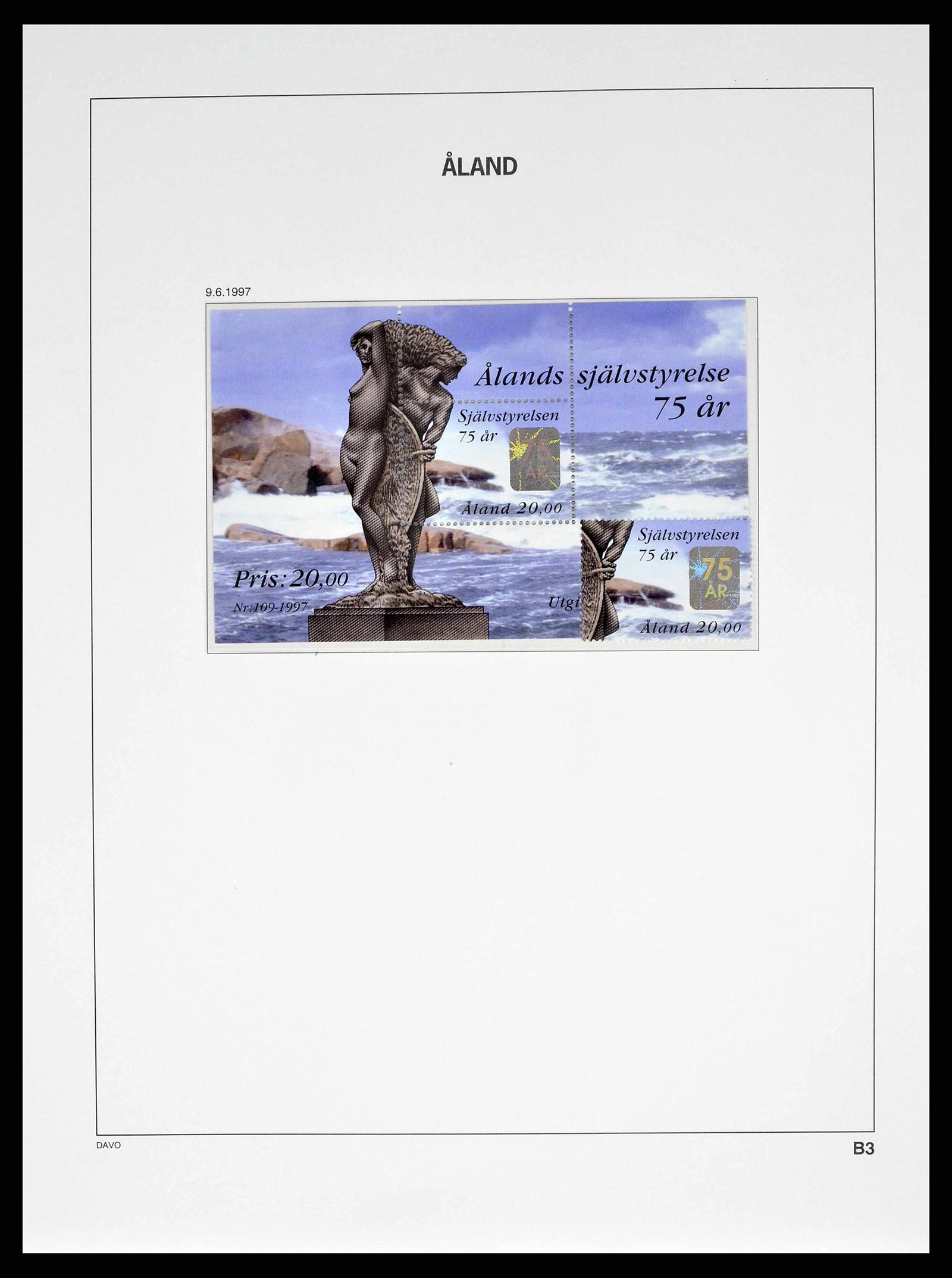 38662 0025 - Postzegelverzameling 38662 Aland 1984-2006.