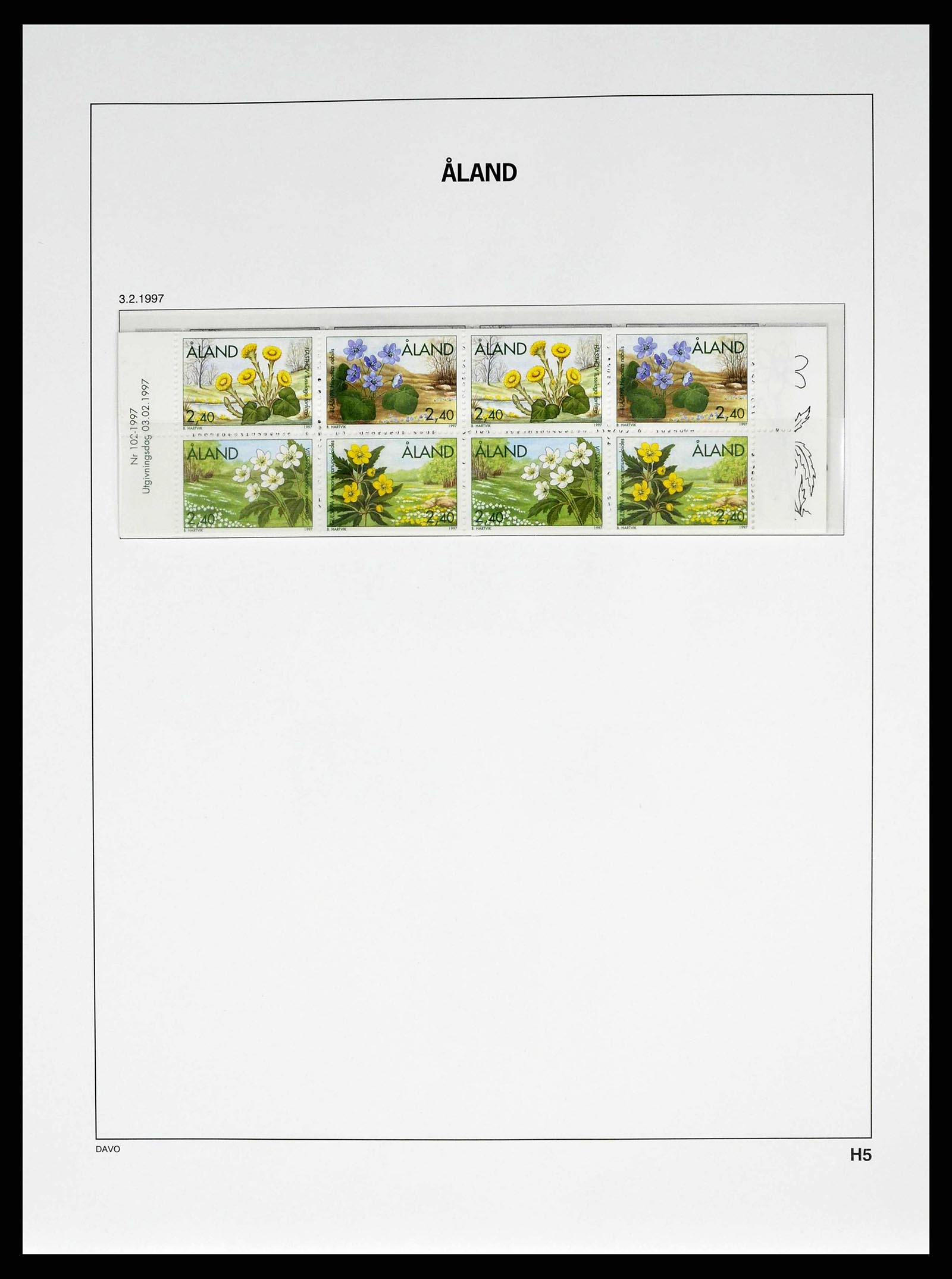 38662 0026 - Postzegelverzameling 38662 Aland 1984-2006.