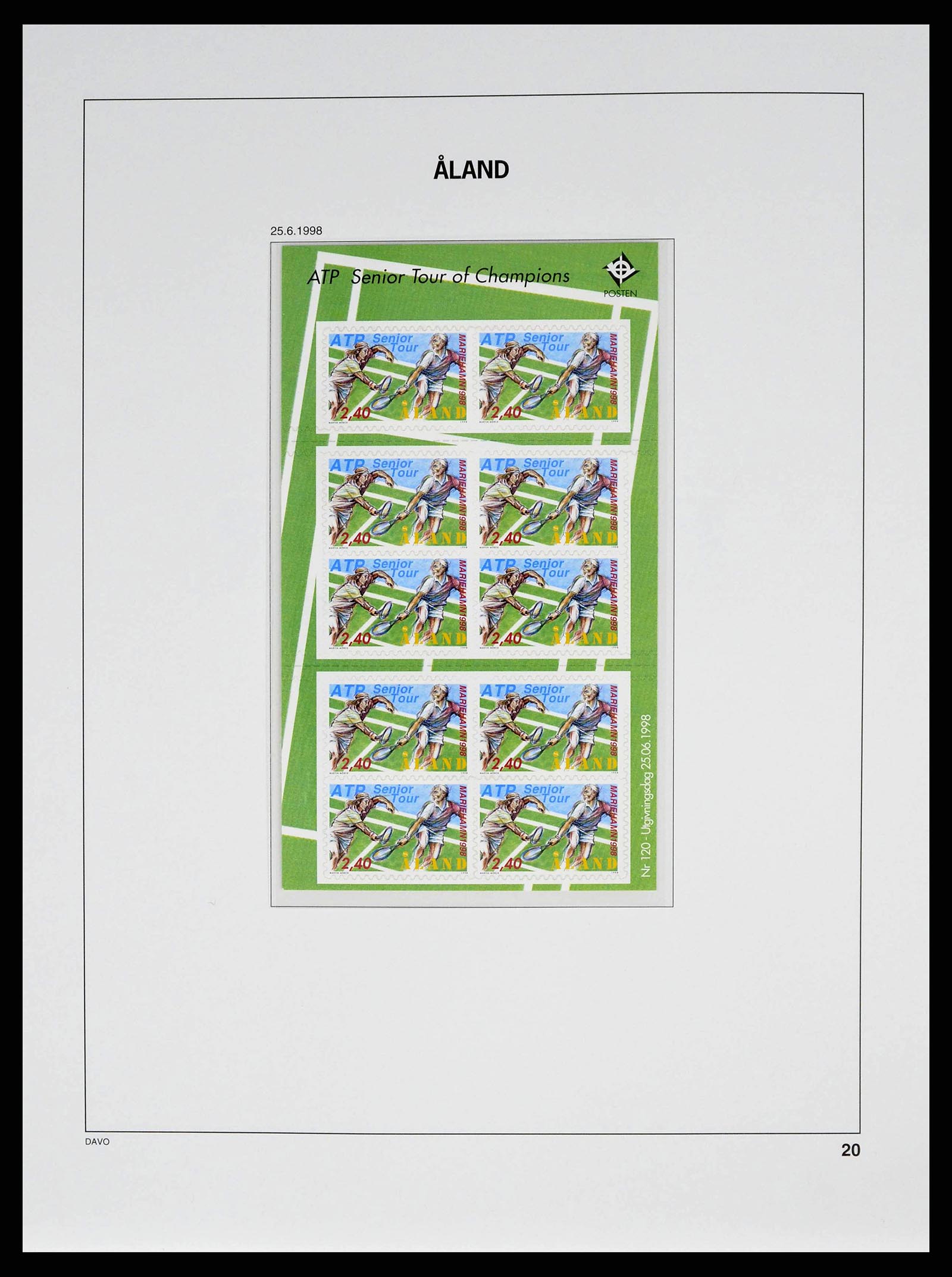 38662 0028 - Postzegelverzameling 38662 Aland 1984-2006.