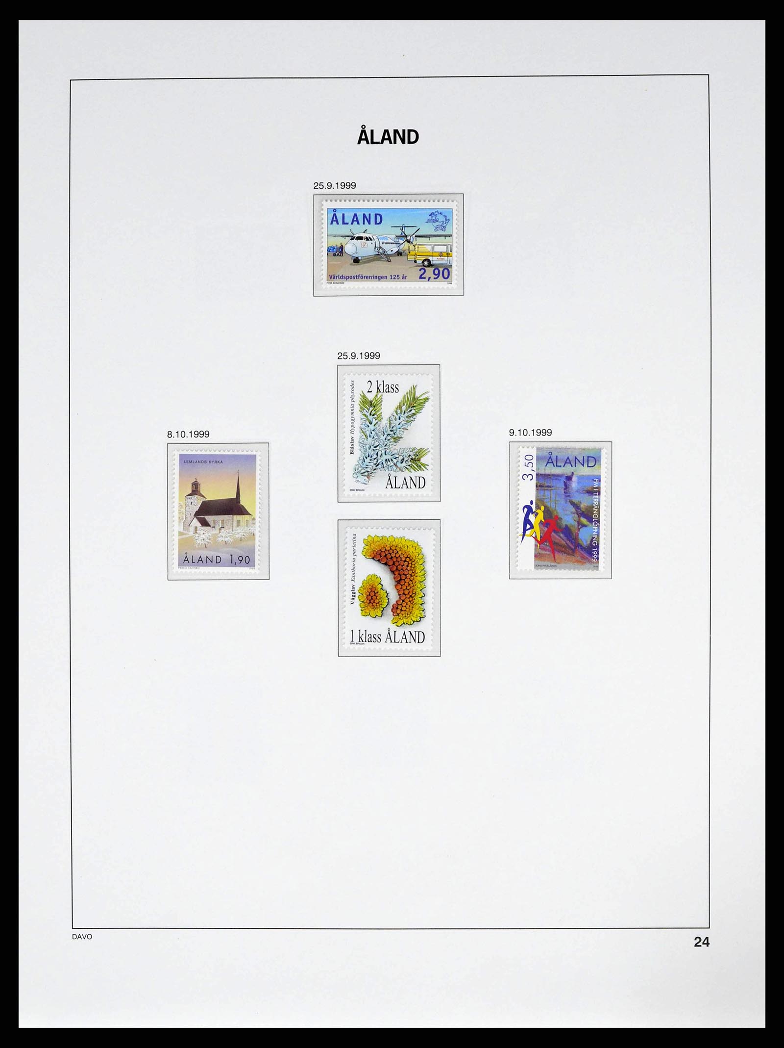 38662 0033 - Stamp collection 38662 Aland 1984-2006.