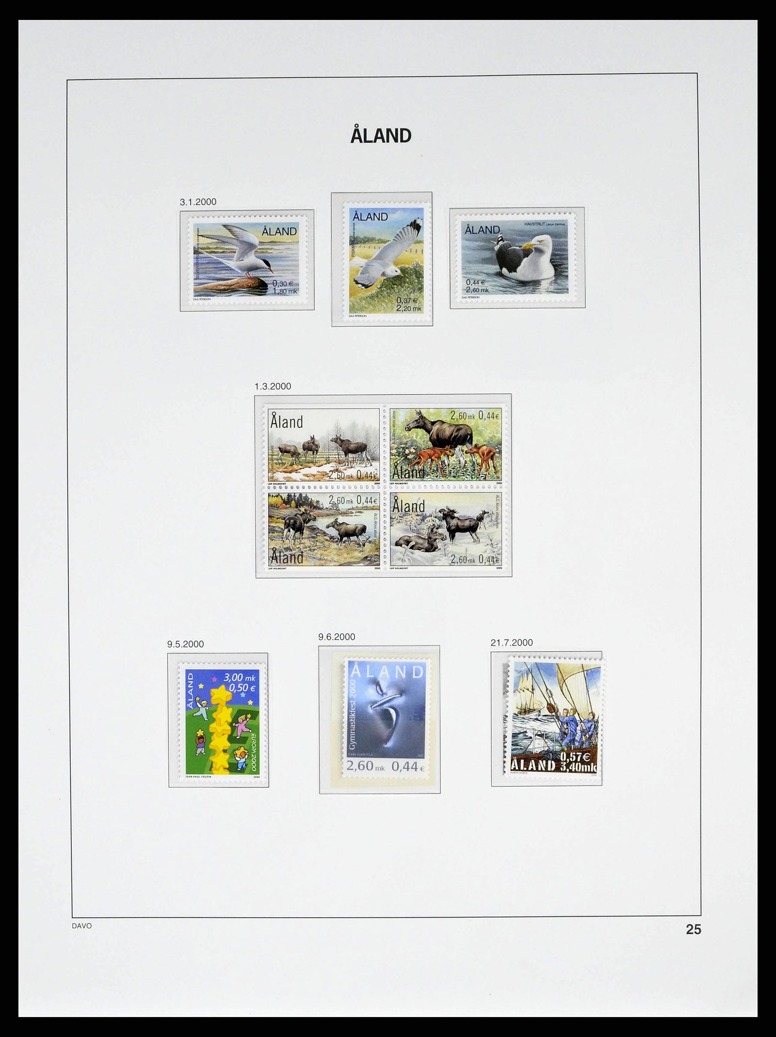38662 0034 - Stamp collection 38662 Aland 1984-2006.