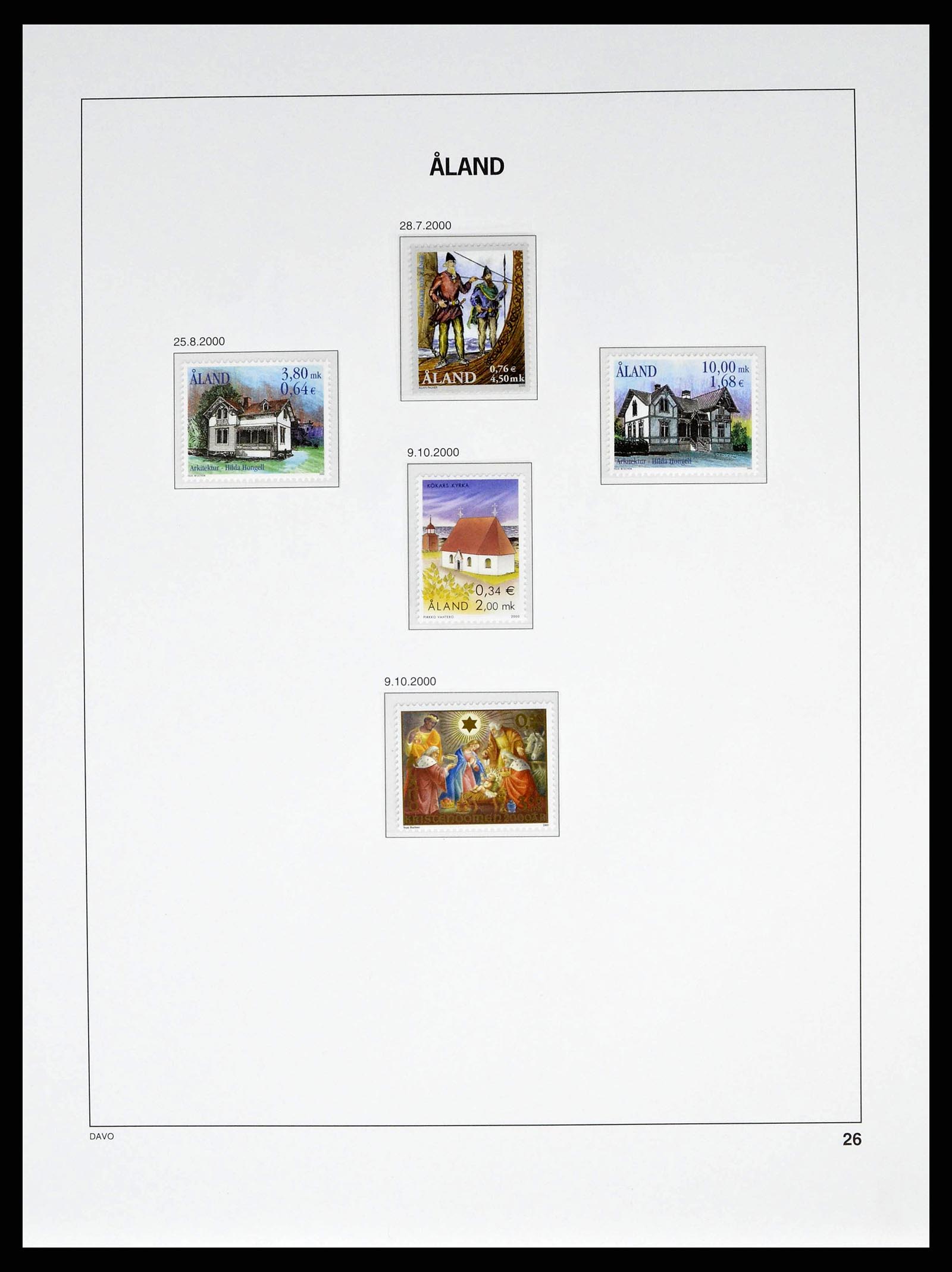 38662 0035 - Stamp collection 38662 Aland 1984-2006.