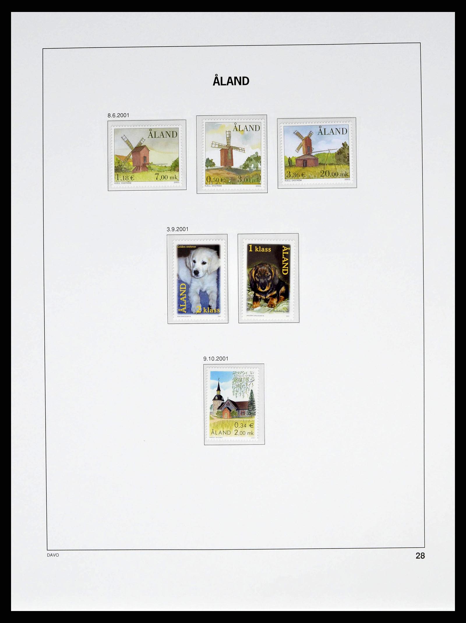 38662 0039 - Stamp collection 38662 Aland 1984-2006.