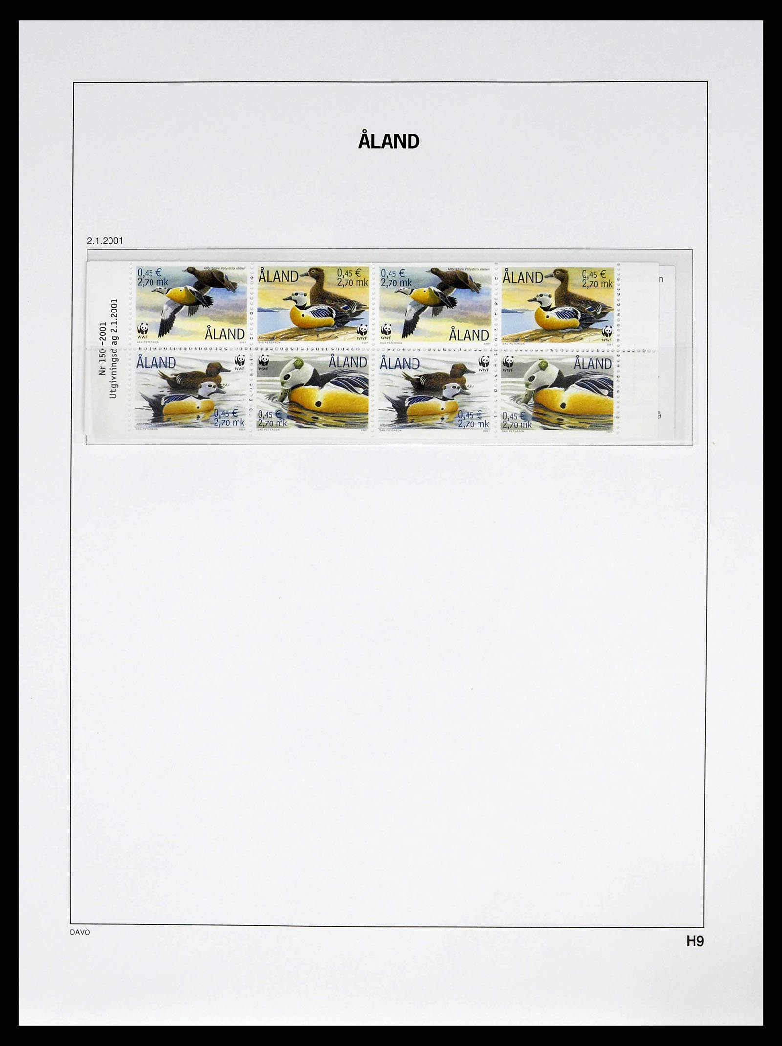 38662 0040 - Stamp collection 38662 Aland 1984-2006.