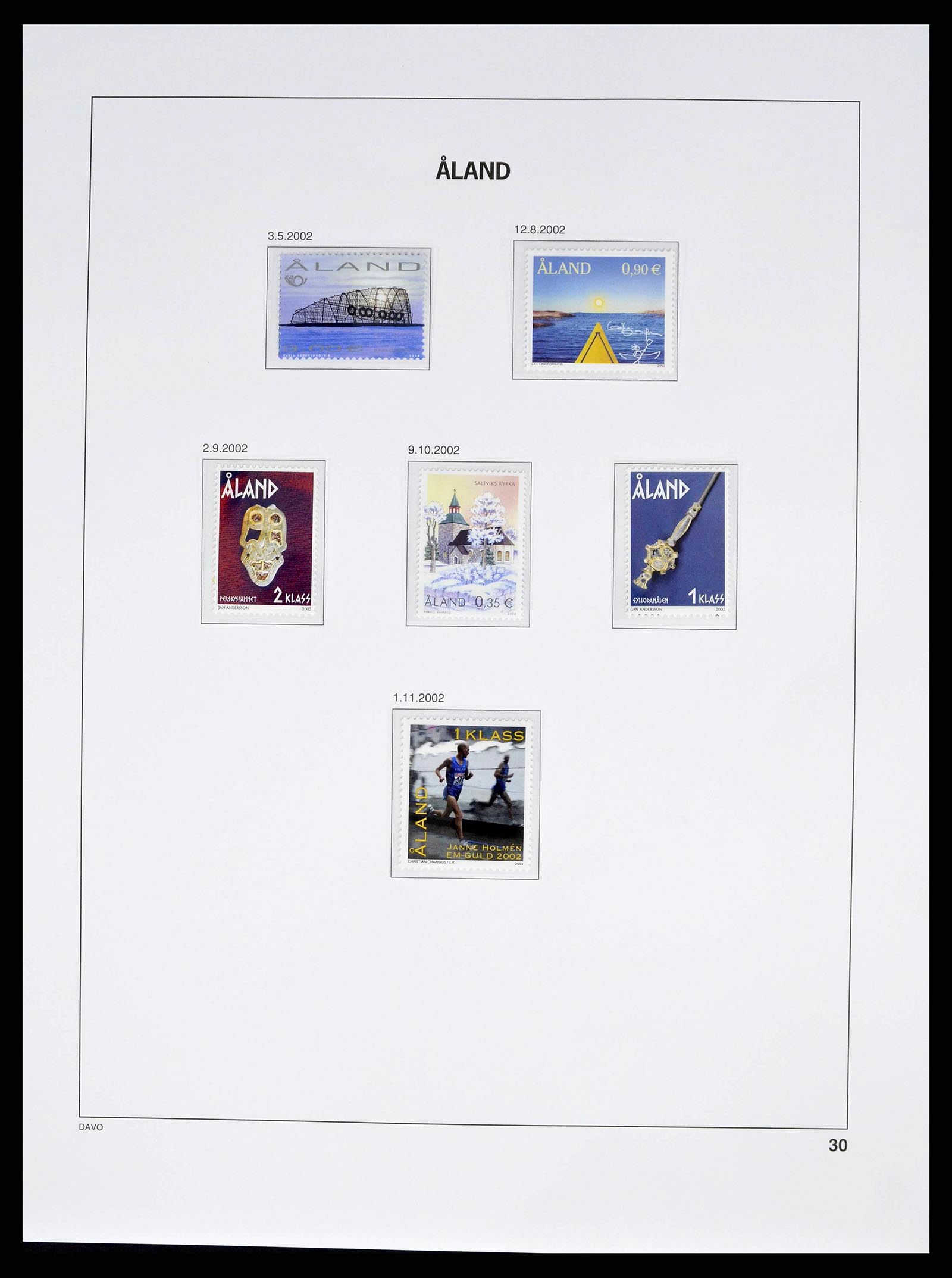 38662 0042 - Stamp collection 38662 Aland 1984-2006.