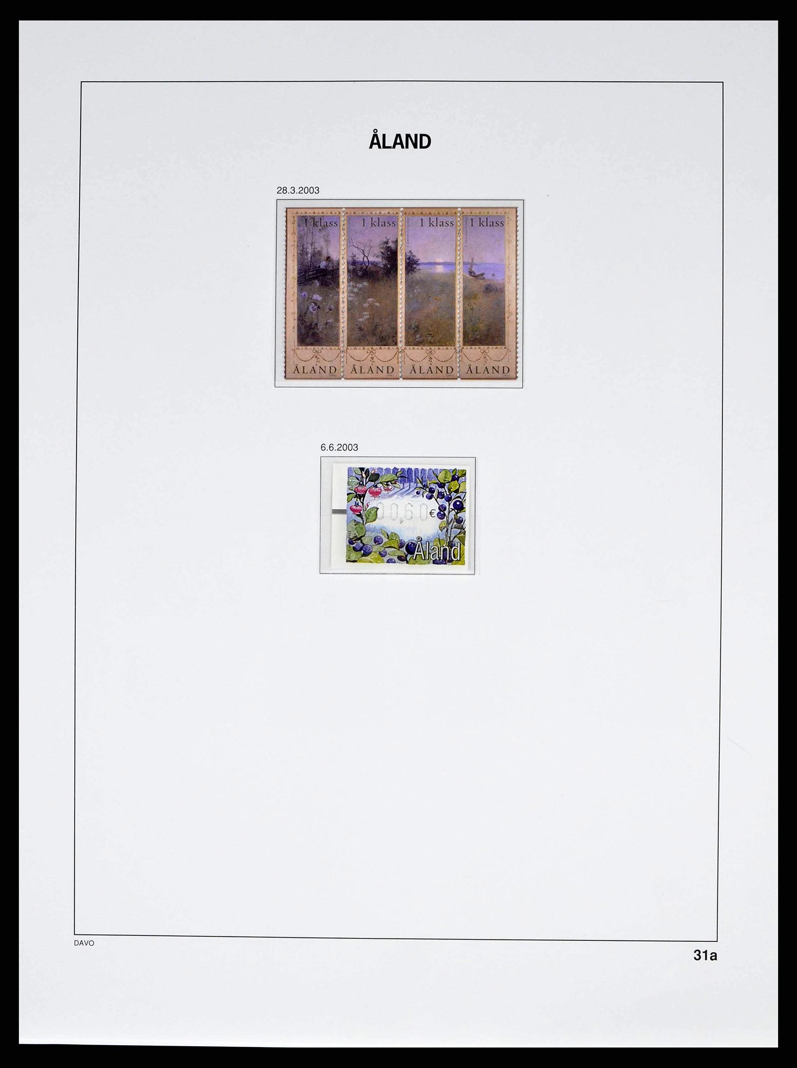 38662 0045 - Postzegelverzameling 38662 Aland 1984-2006.