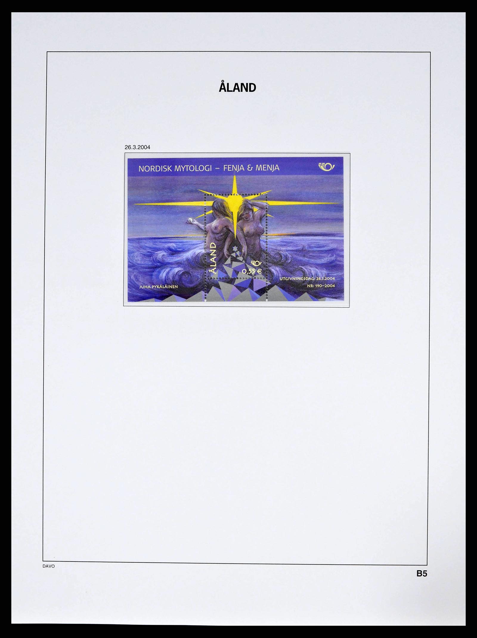 38662 0048 - Postzegelverzameling 38662 Aland 1984-2006.
