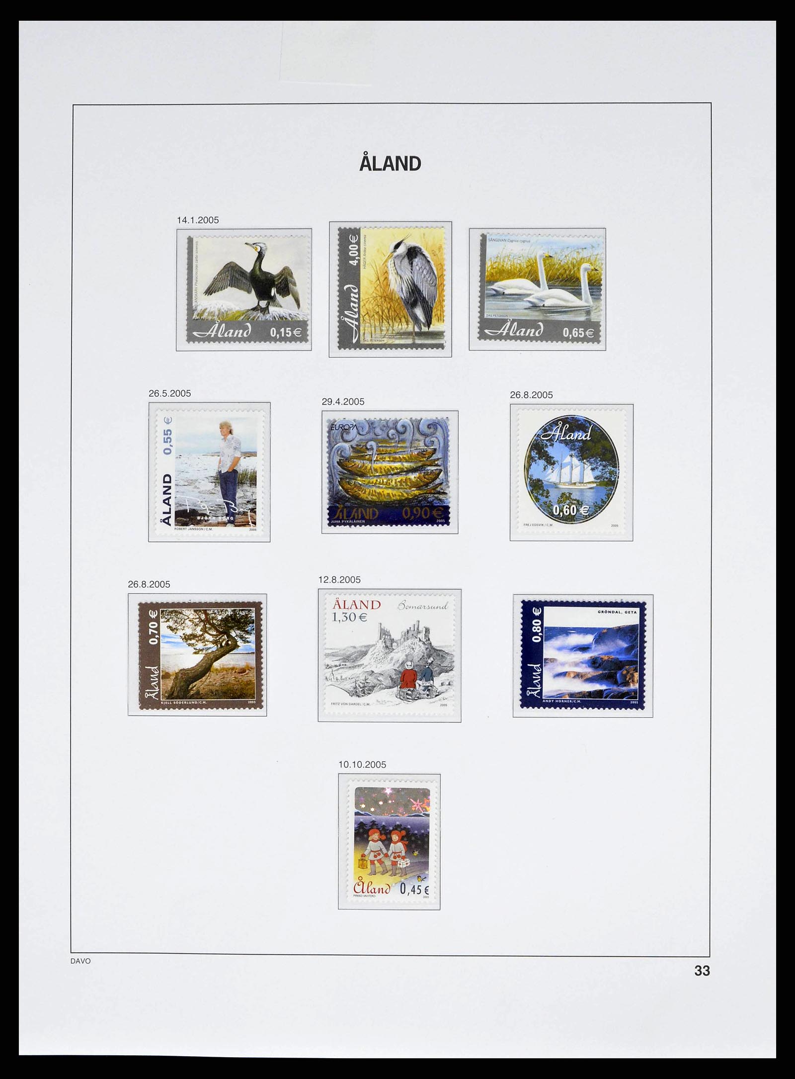 38662 0051 - Postzegelverzameling 38662 Aland 1984-2006.