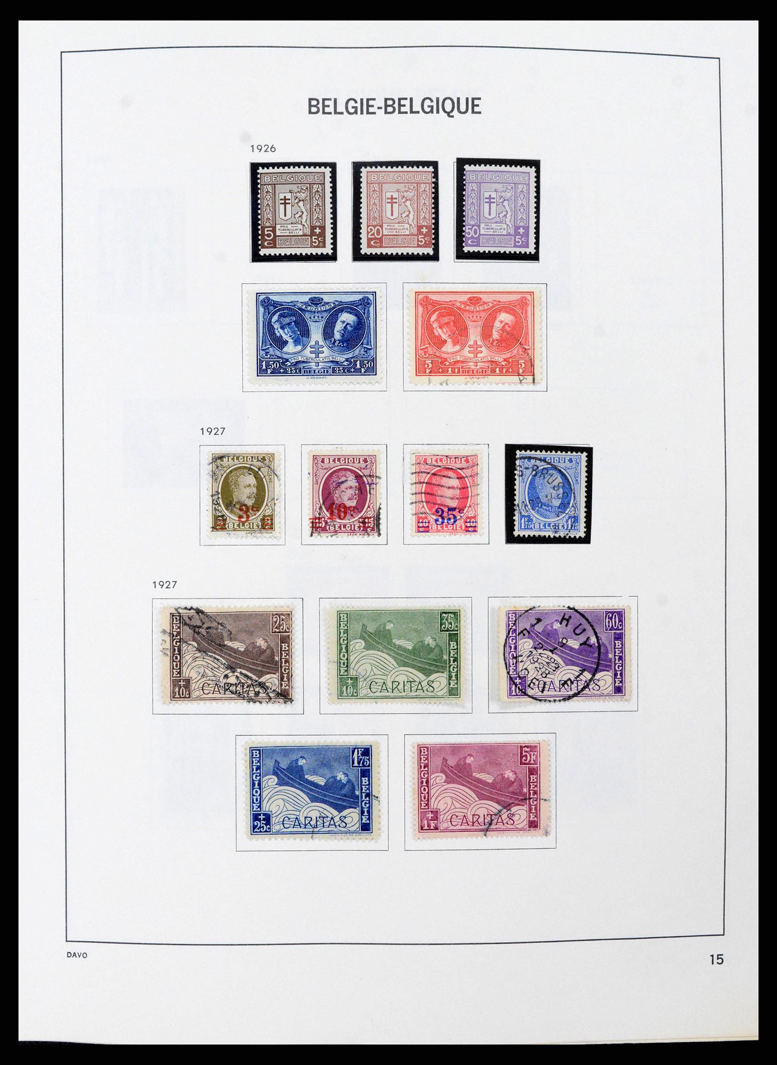 38663 0015 - Stamp collection 38663 Belgium 1849-2013.