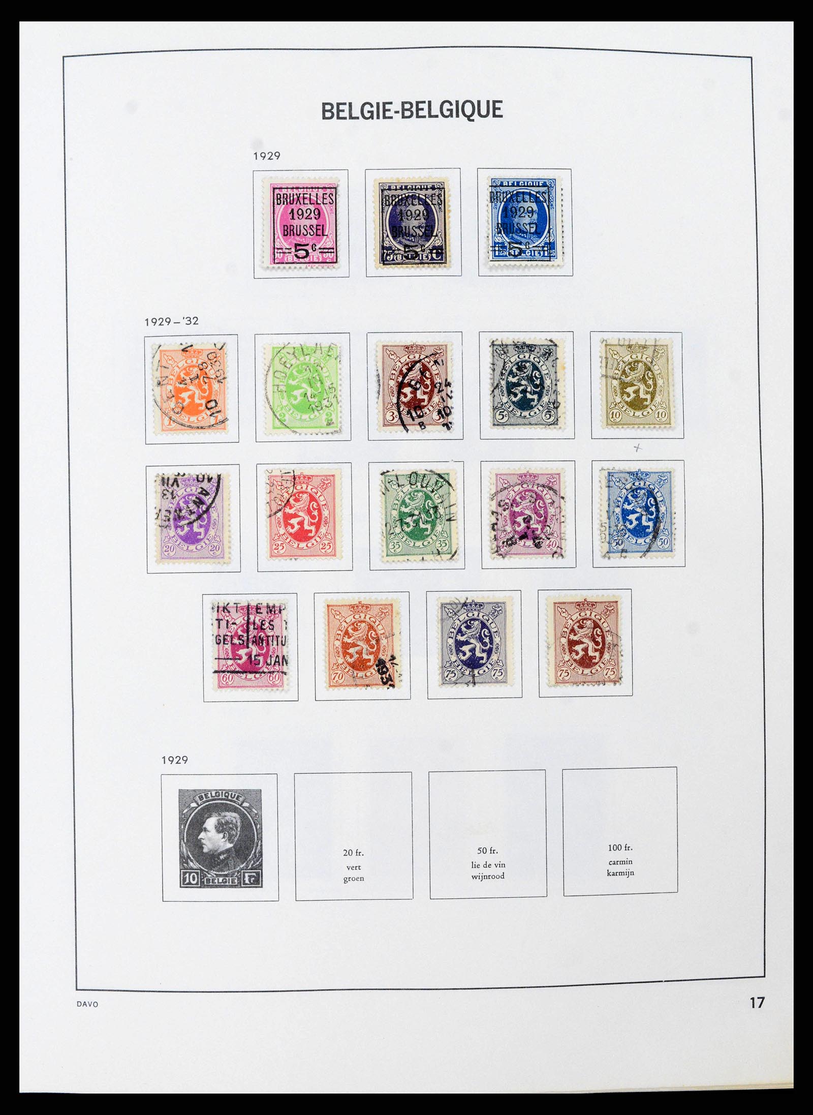 38663 0017 - Postzegelverzameling 38663 België 1849-2013.