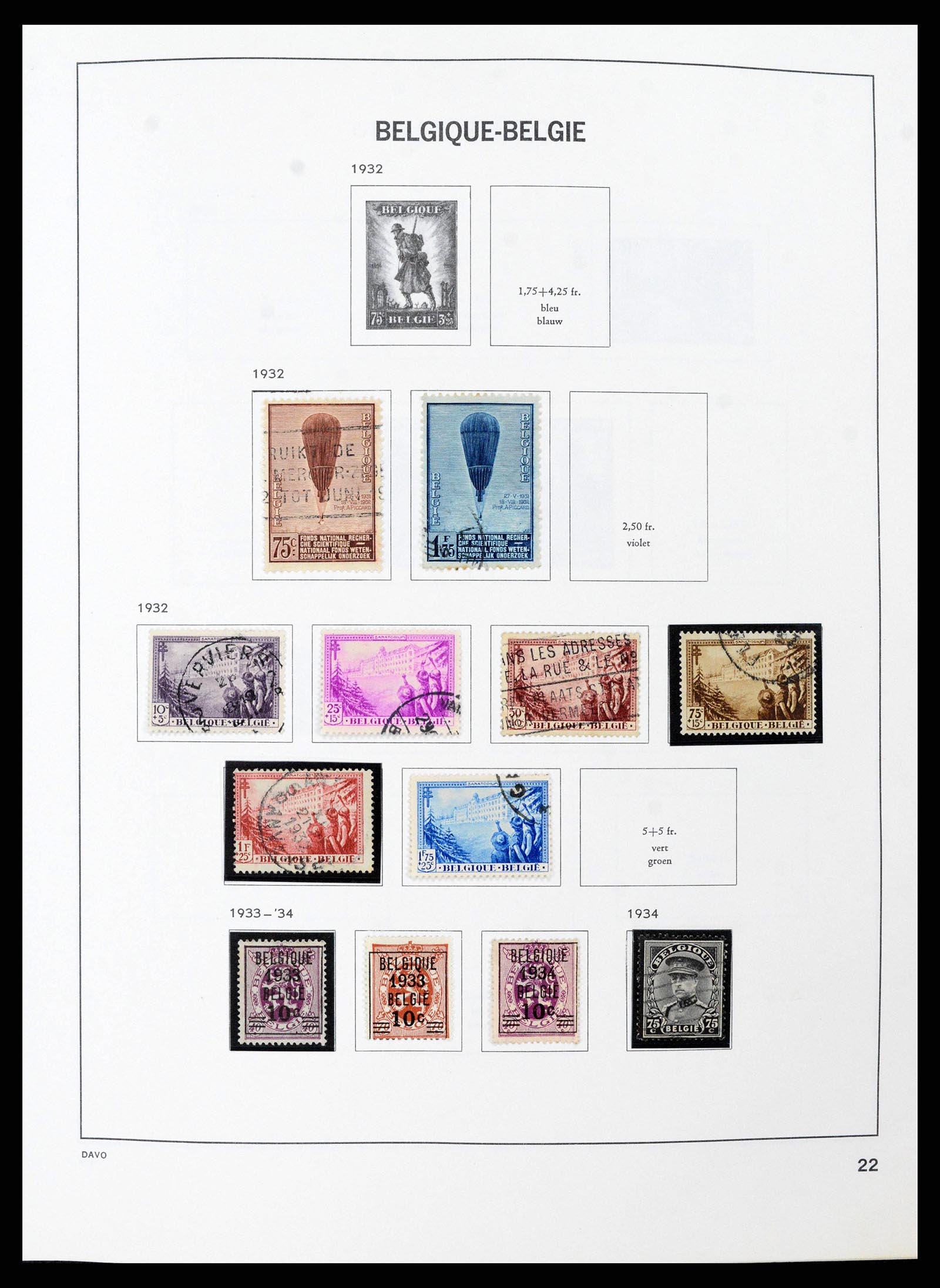 38663 0022 - Stamp collection 38663 Belgium 1849-2013.
