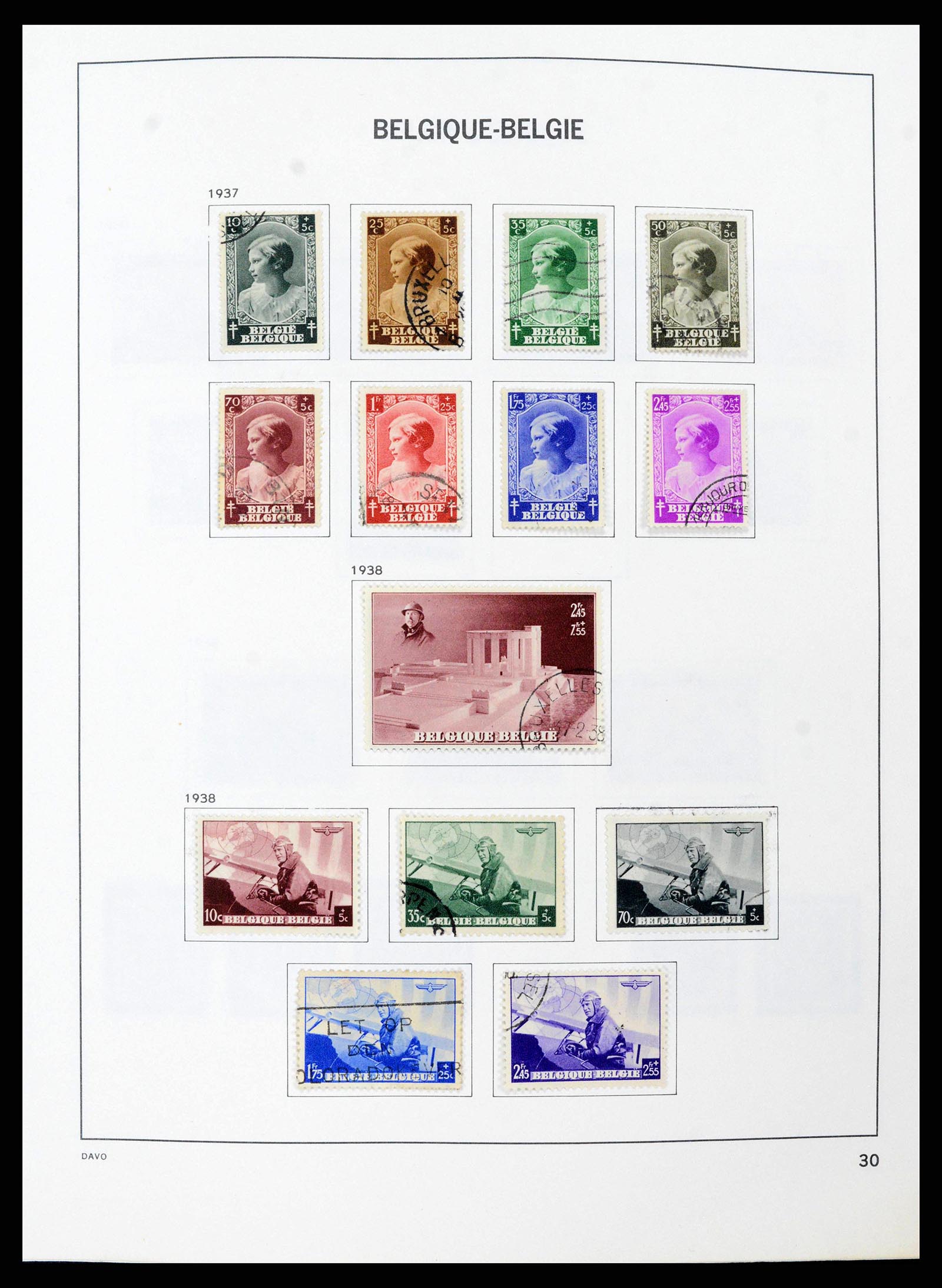 38663 0030 - Stamp collection 38663 Belgium 1849-2013.