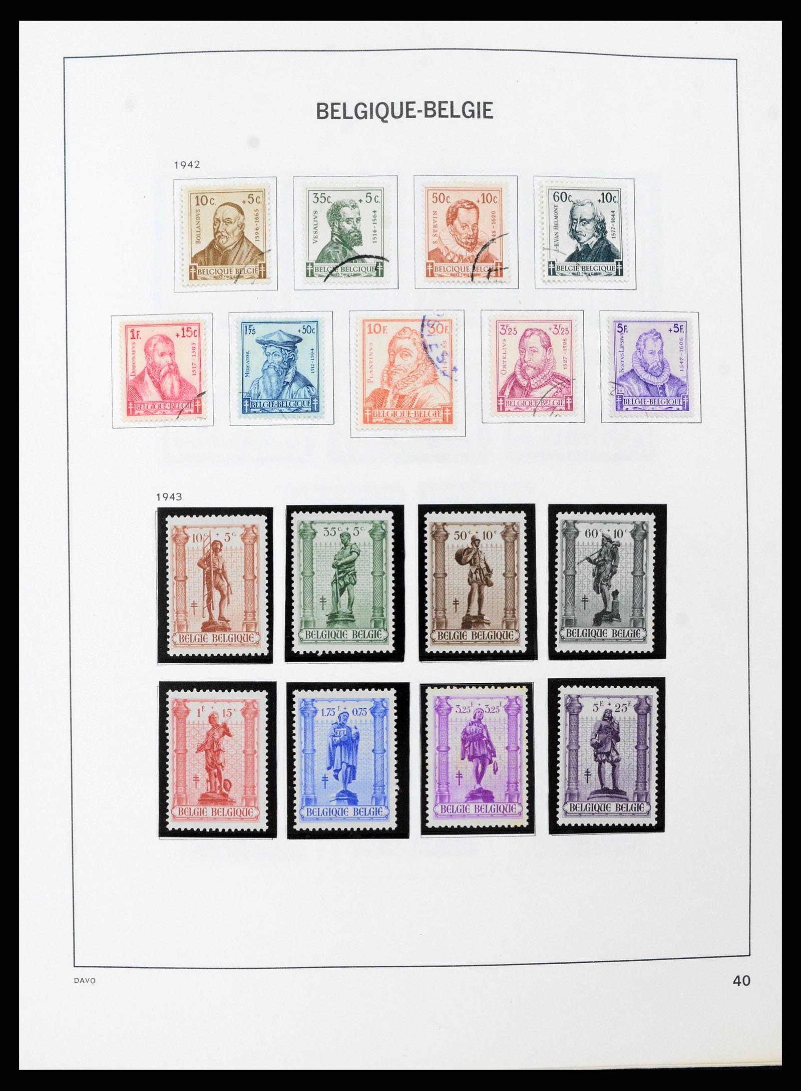 38663 0040 - Stamp collection 38663 Belgium 1849-2013.