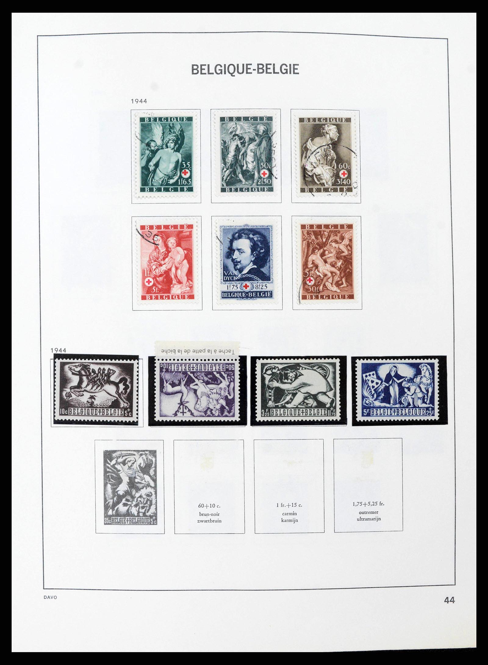 38663 0043 - Stamp collection 38663 Belgium 1849-2013.