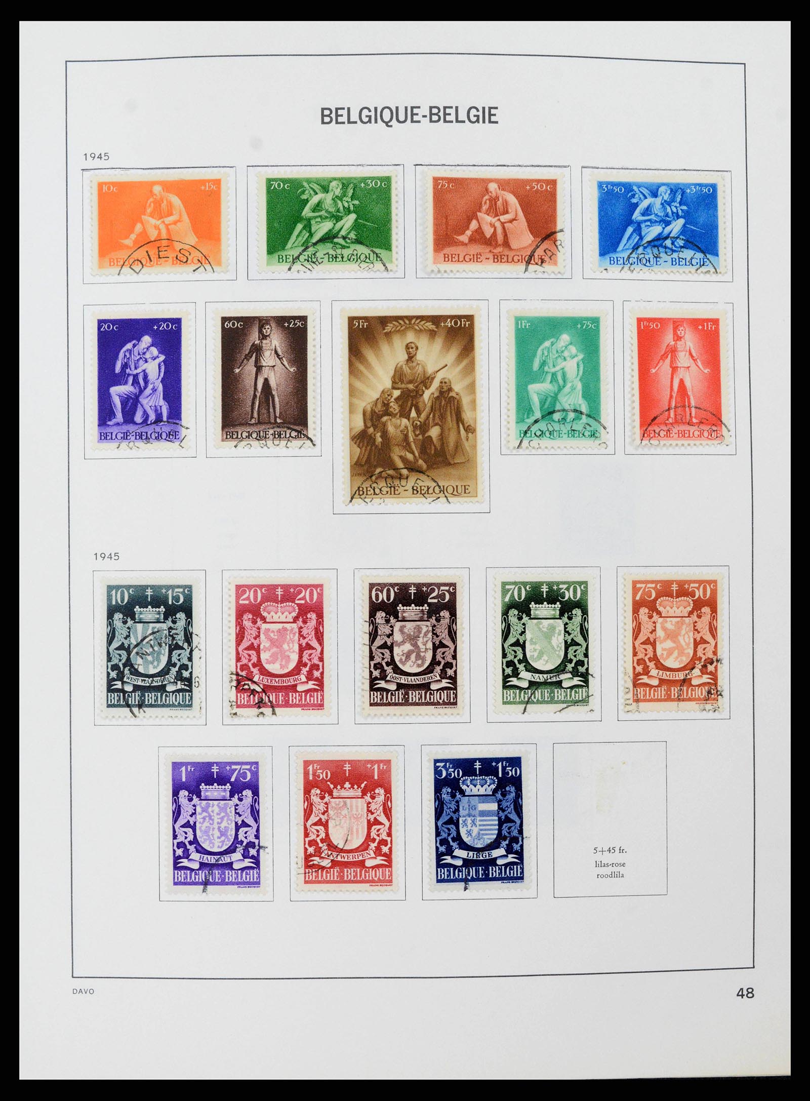 38663 0047 - Stamp collection 38663 Belgium 1849-2013.