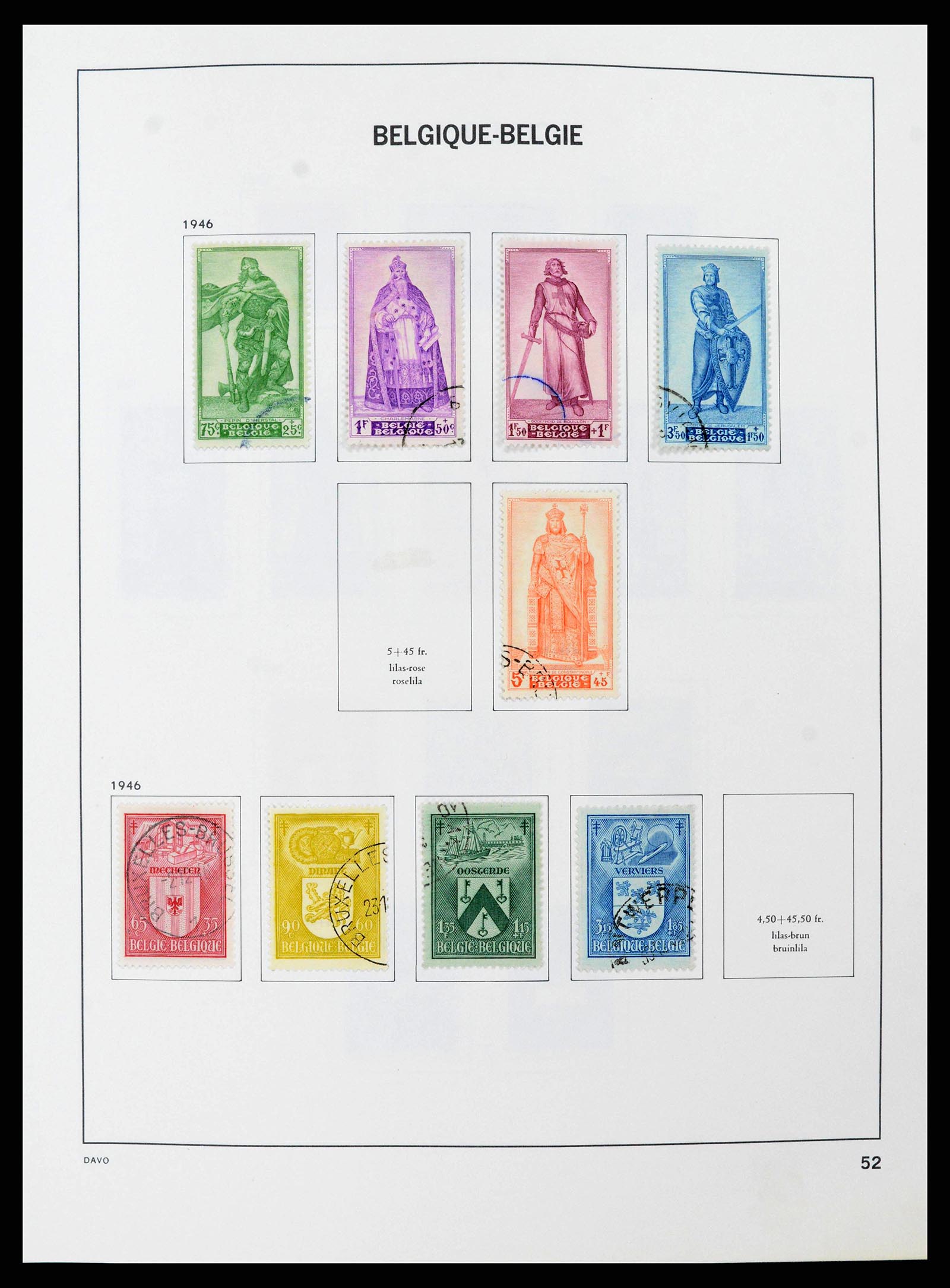 38663 0050 - Stamp collection 38663 Belgium 1849-2013.