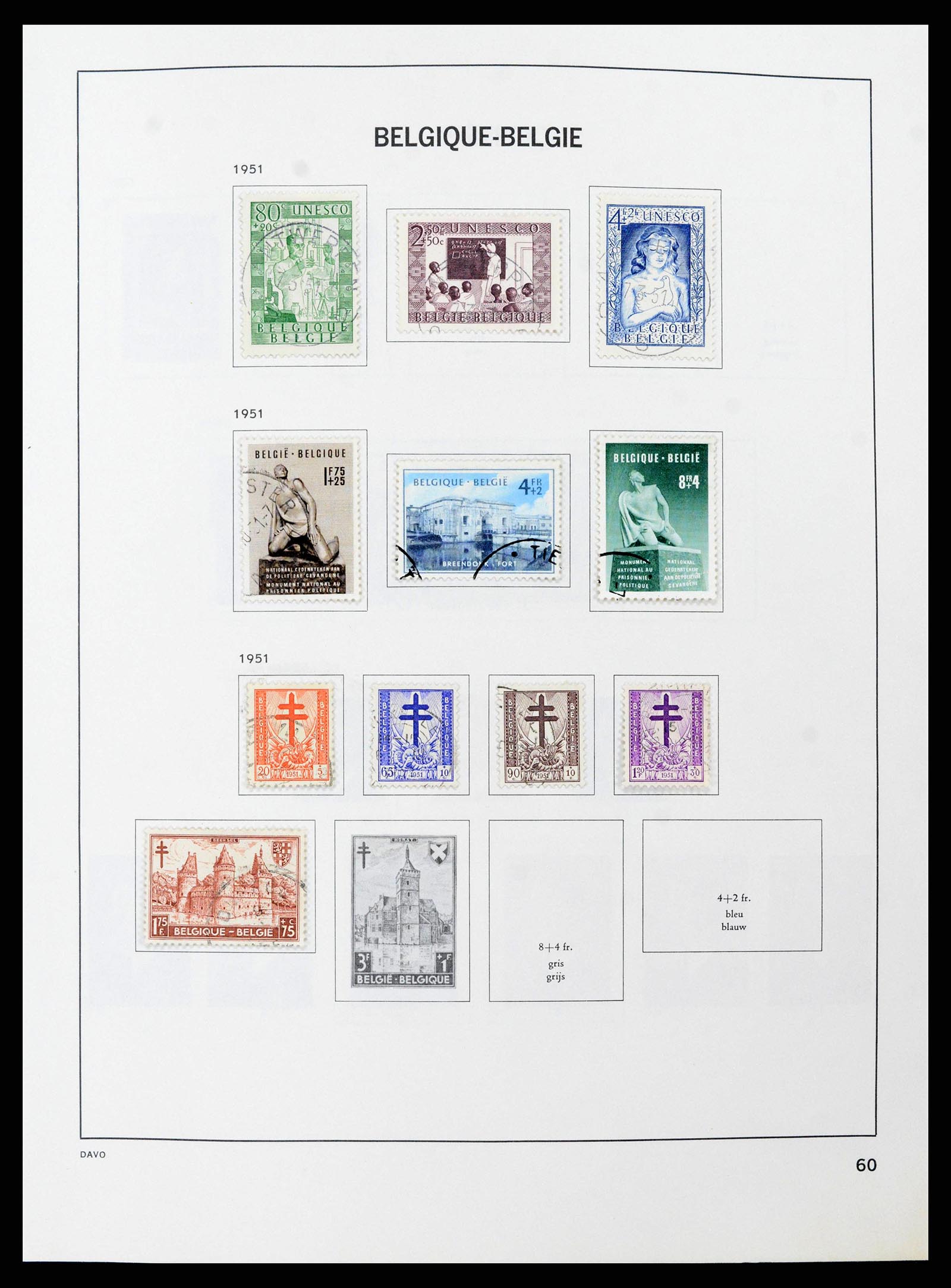 38663 0058 - Stamp collection 38663 Belgium 1849-2013.