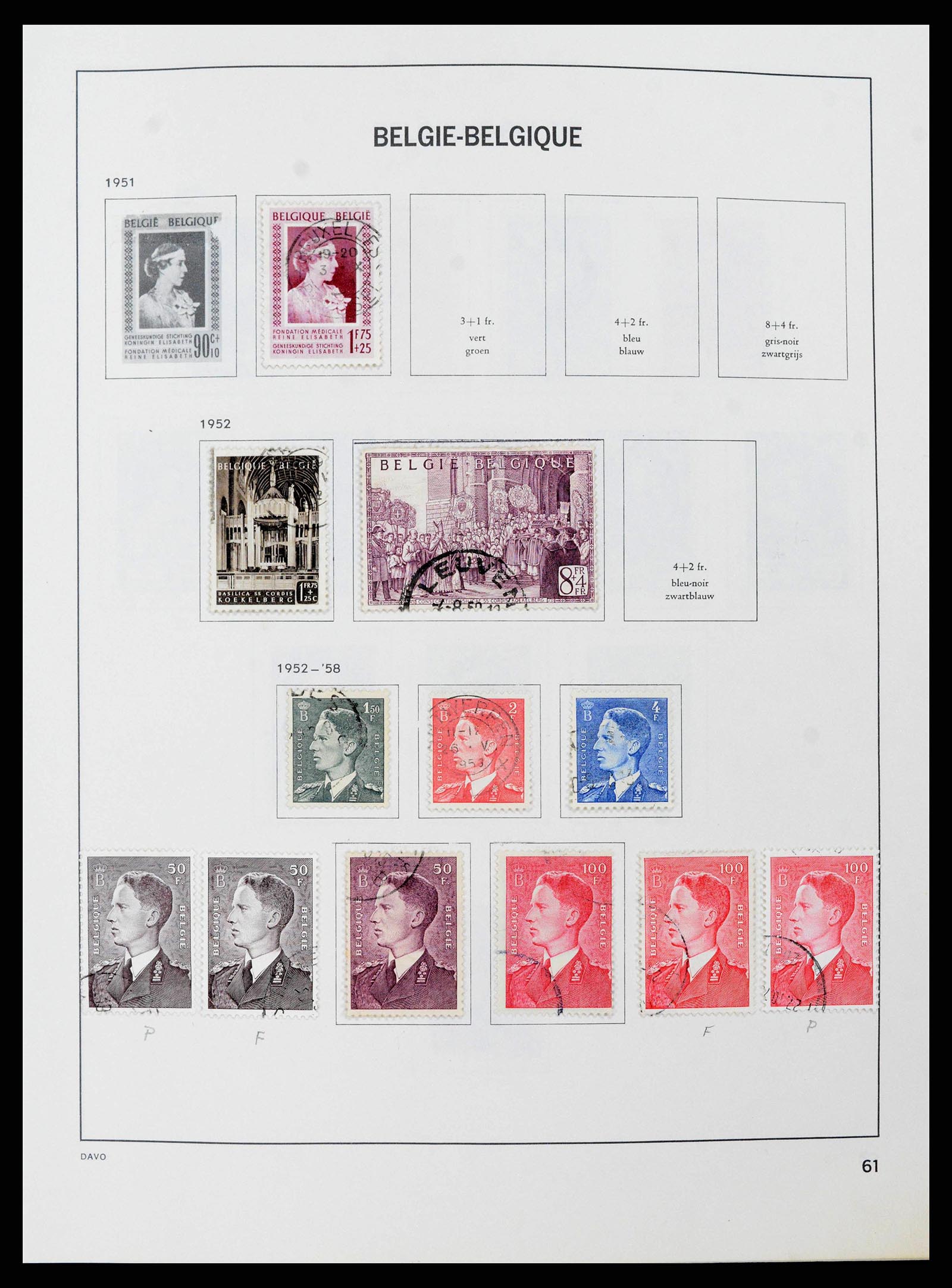 38663 0059 - Stamp collection 38663 Belgium 1849-2013.