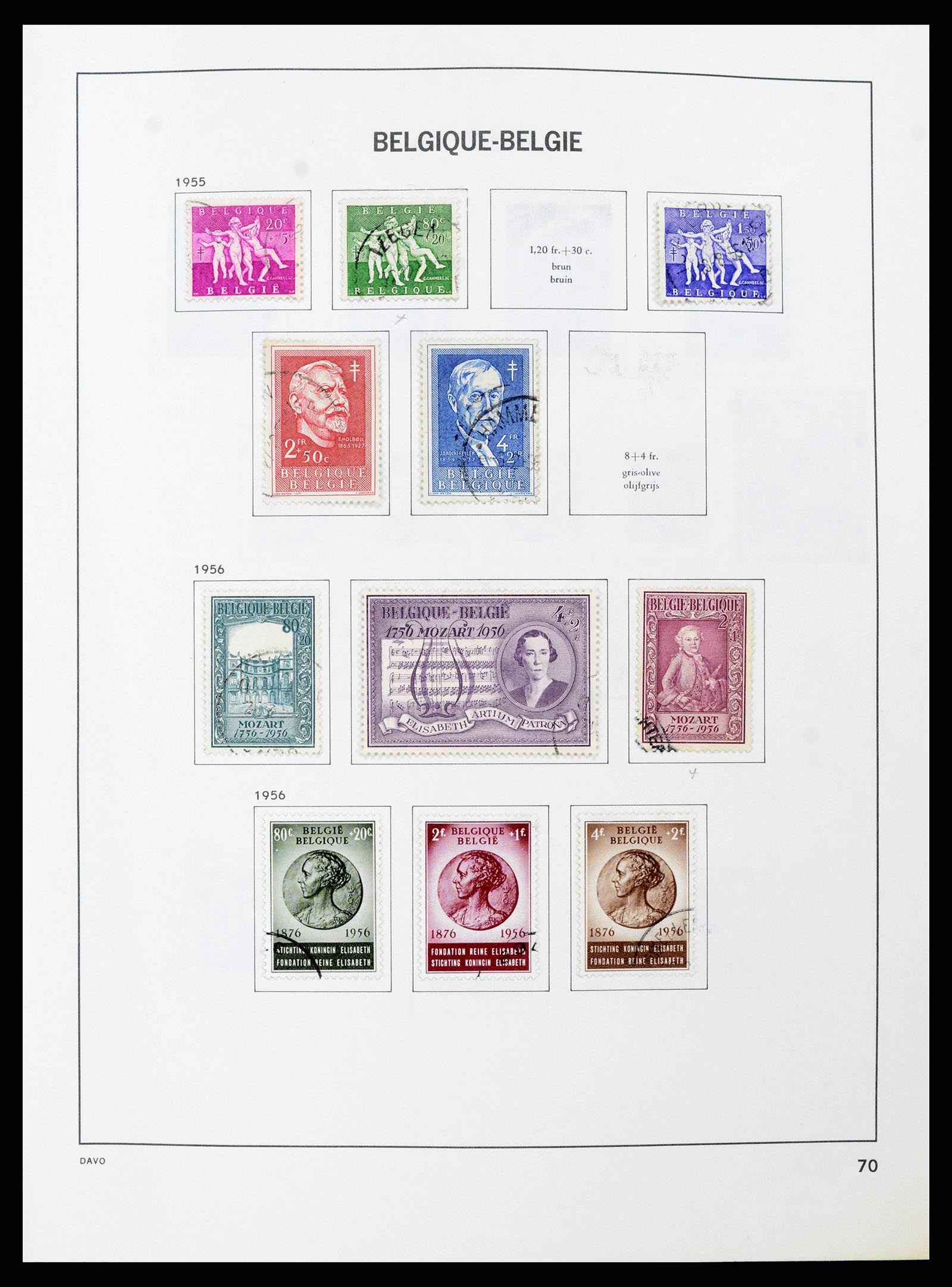 38663 0068 - Stamp collection 38663 Belgium 1849-2013.