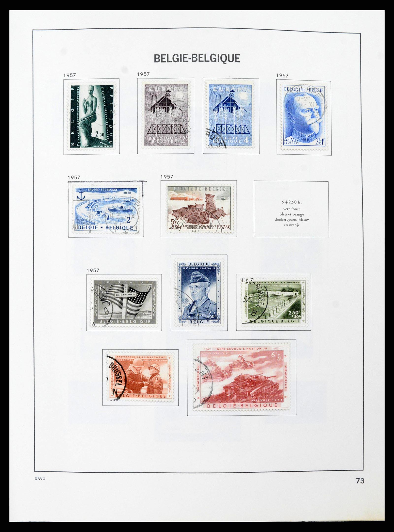 38663 0071 - Stamp collection 38663 Belgium 1849-2013.