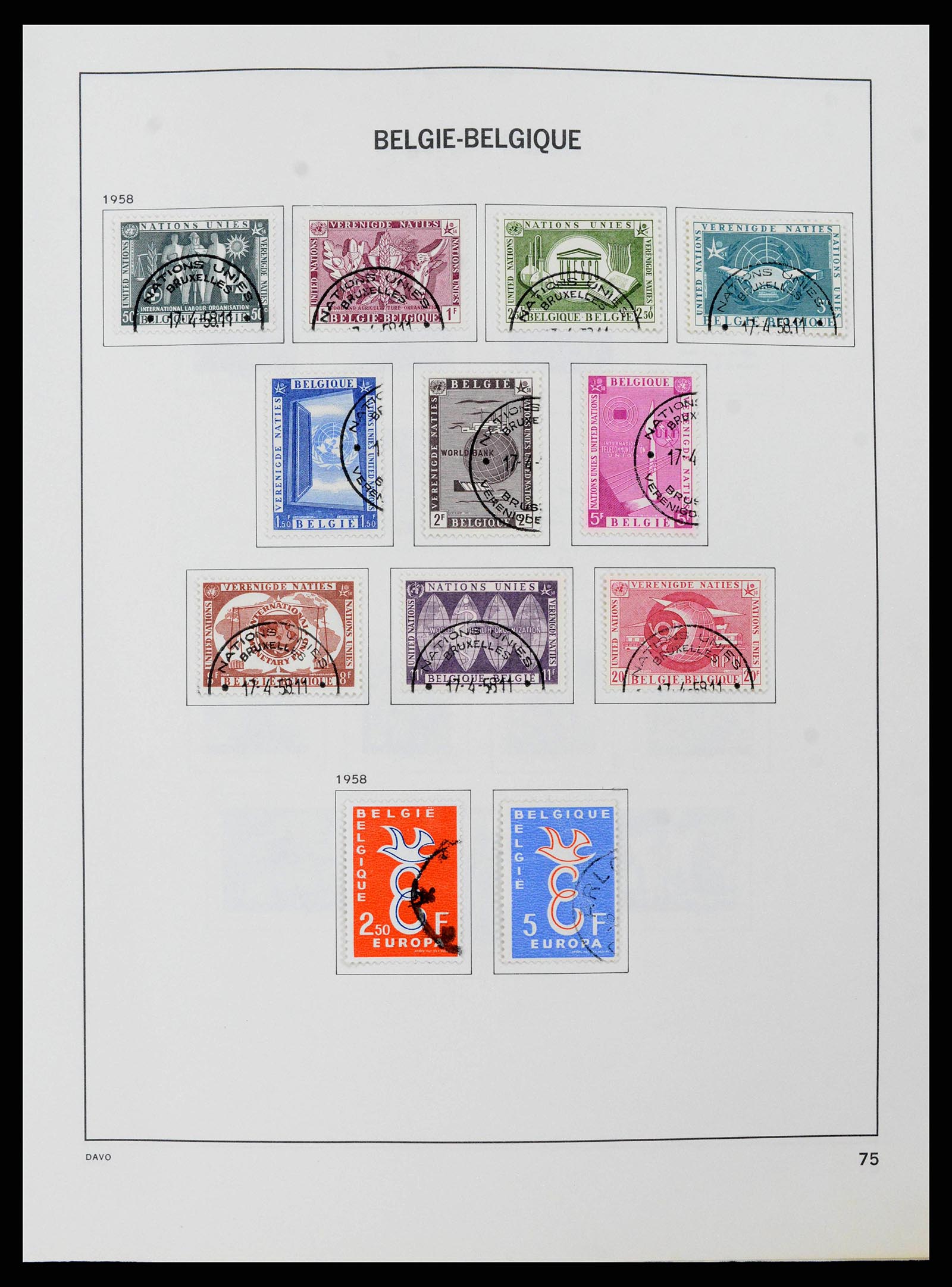 38663 0073 - Stamp collection 38663 Belgium 1849-2013.