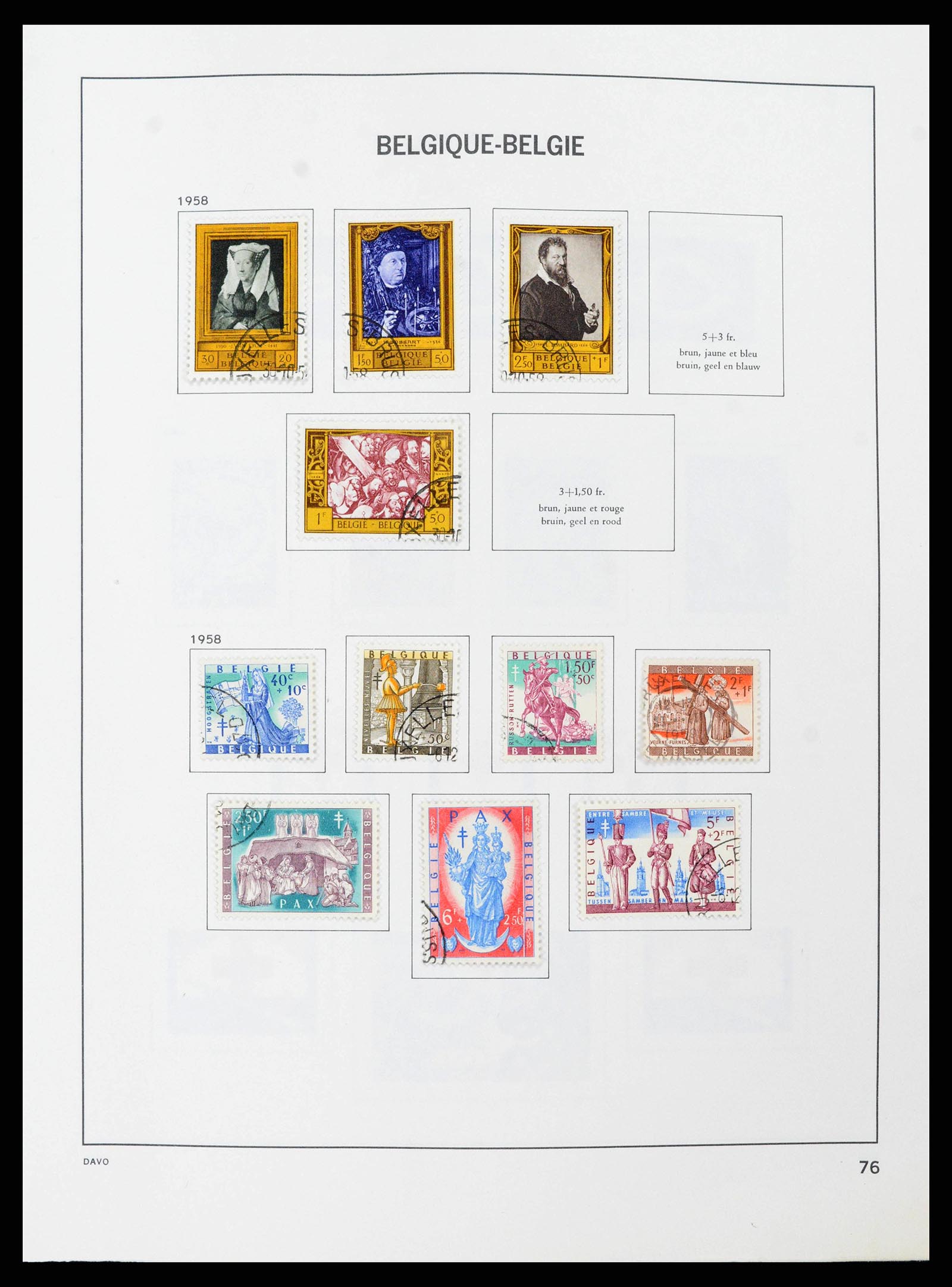 38663 0074 - Stamp collection 38663 Belgium 1849-2013.