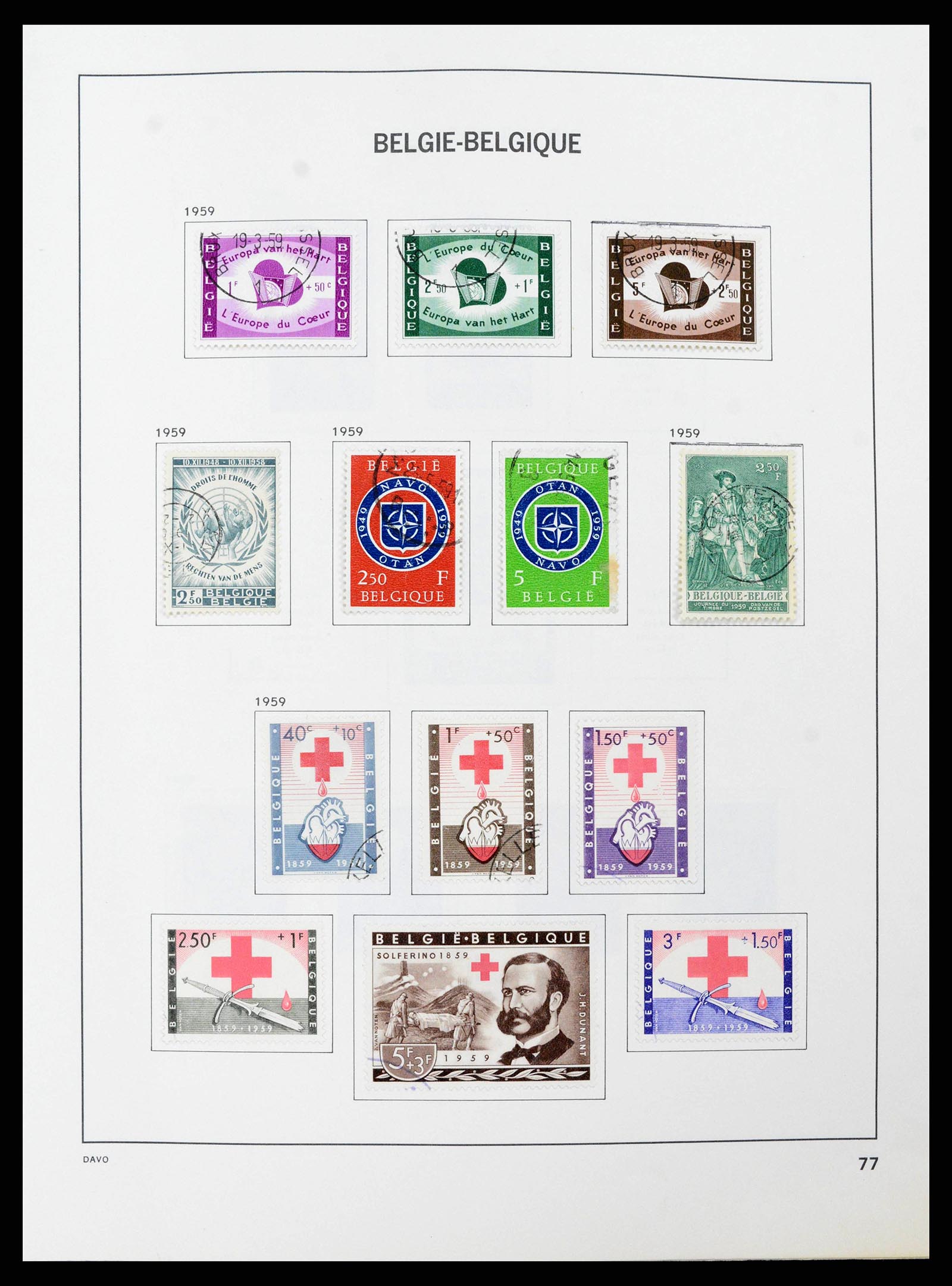 38663 0075 - Stamp collection 38663 Belgium 1849-2013.