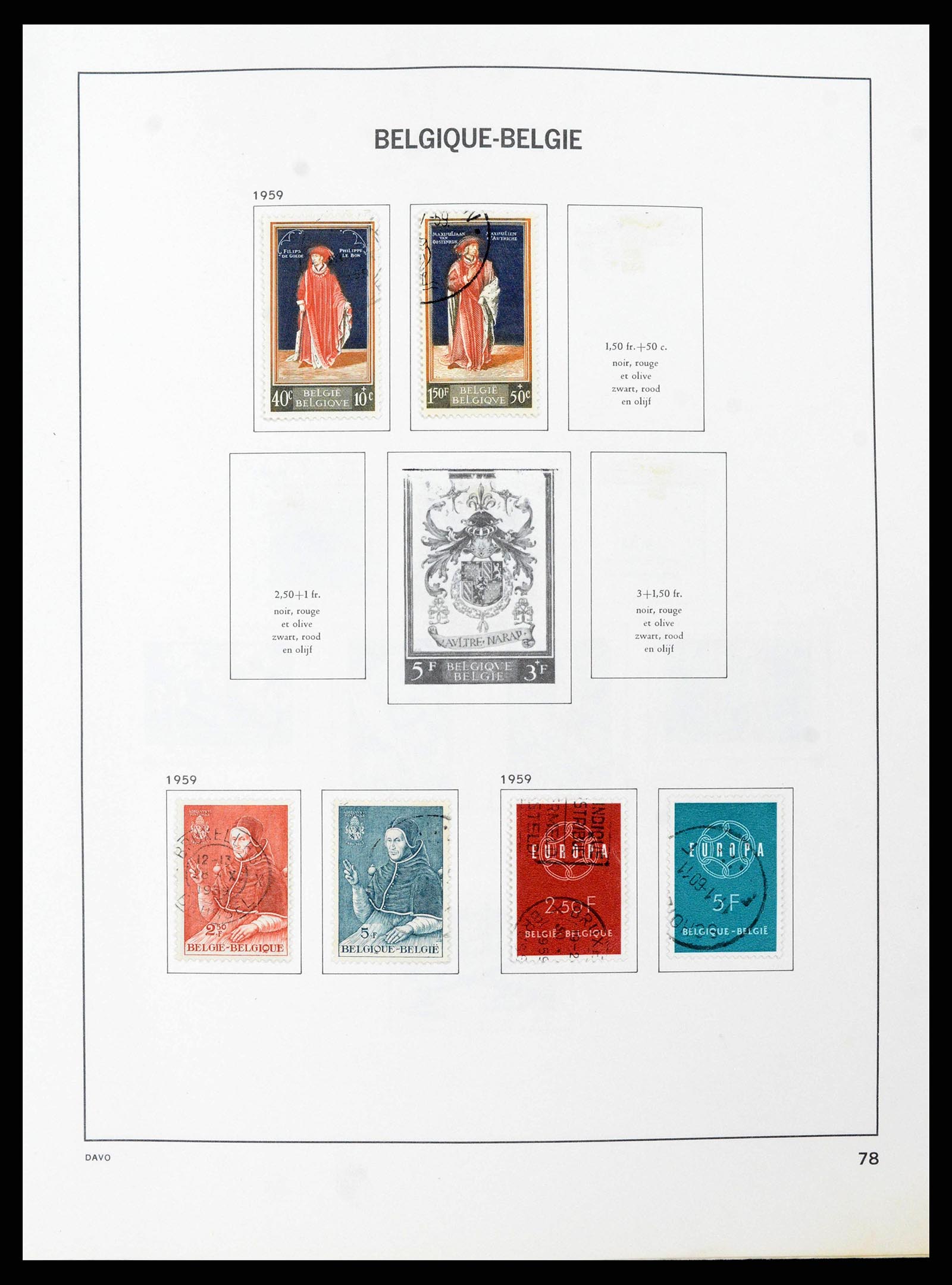 38663 0076 - Stamp collection 38663 Belgium 1849-2013.