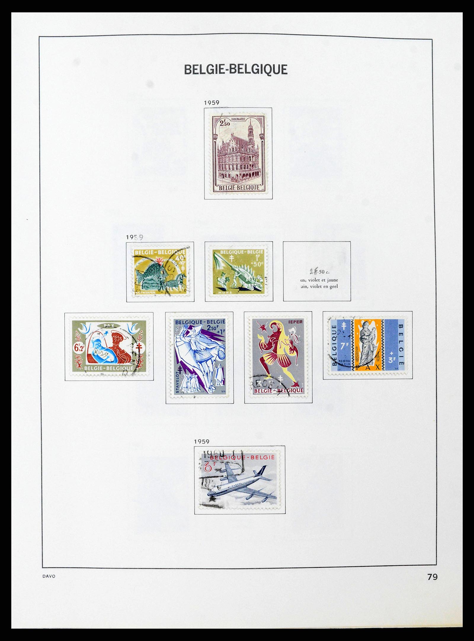 38663 0077 - Stamp collection 38663 Belgium 1849-2013.