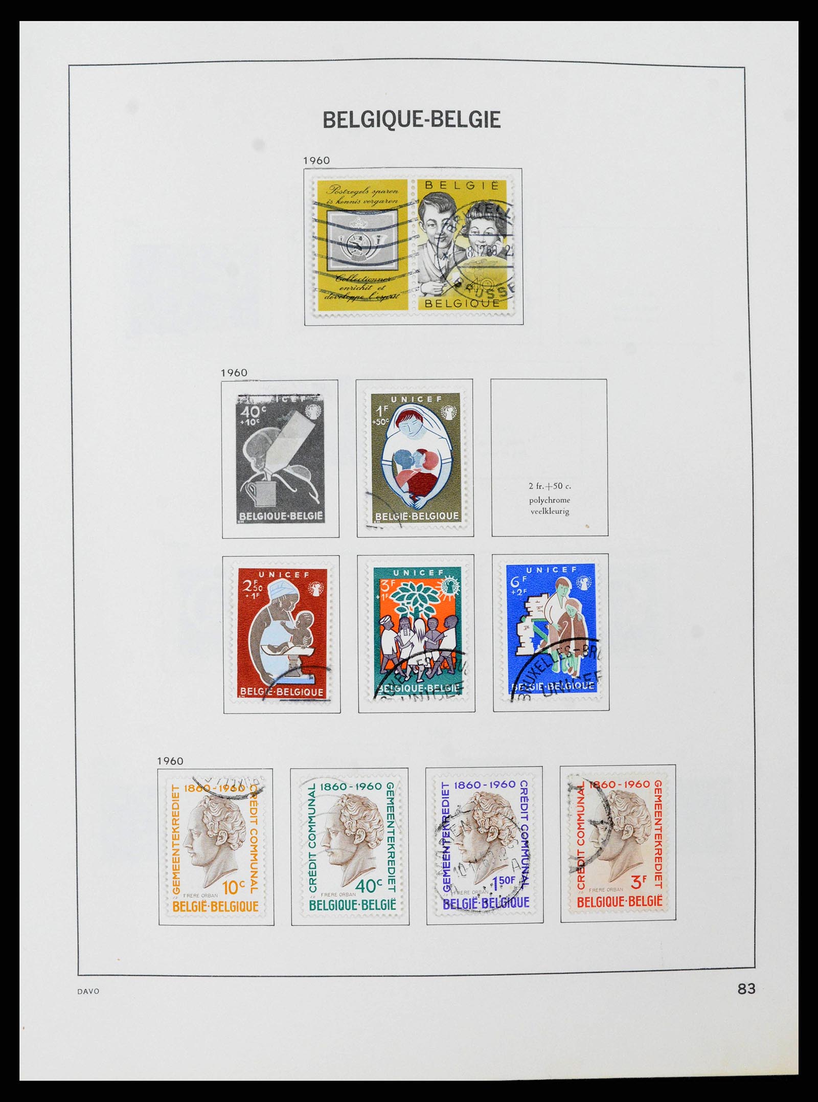 38663 0081 - Stamp collection 38663 Belgium 1849-2013.
