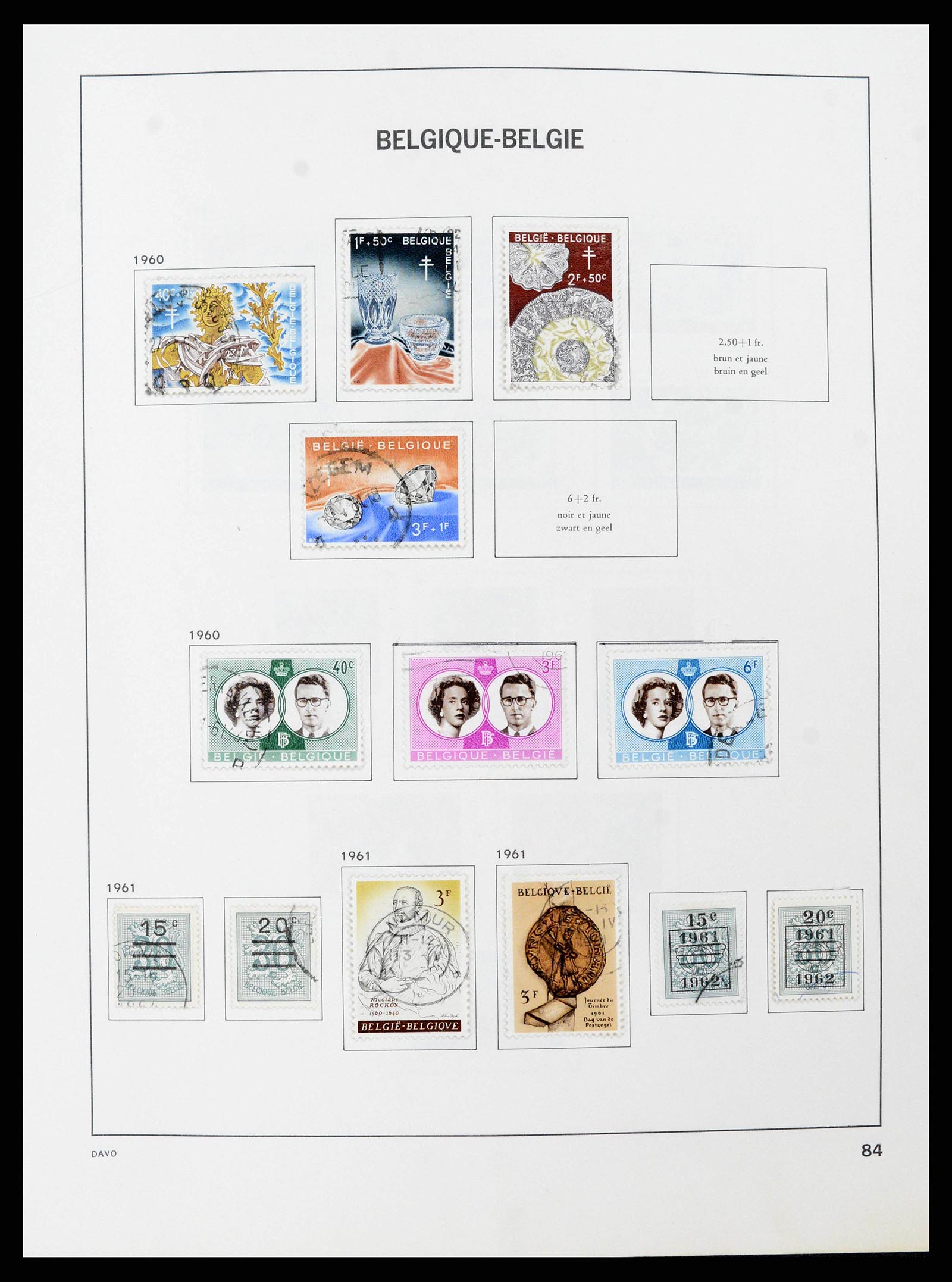 38663 0082 - Stamp collection 38663 Belgium 1849-2013.