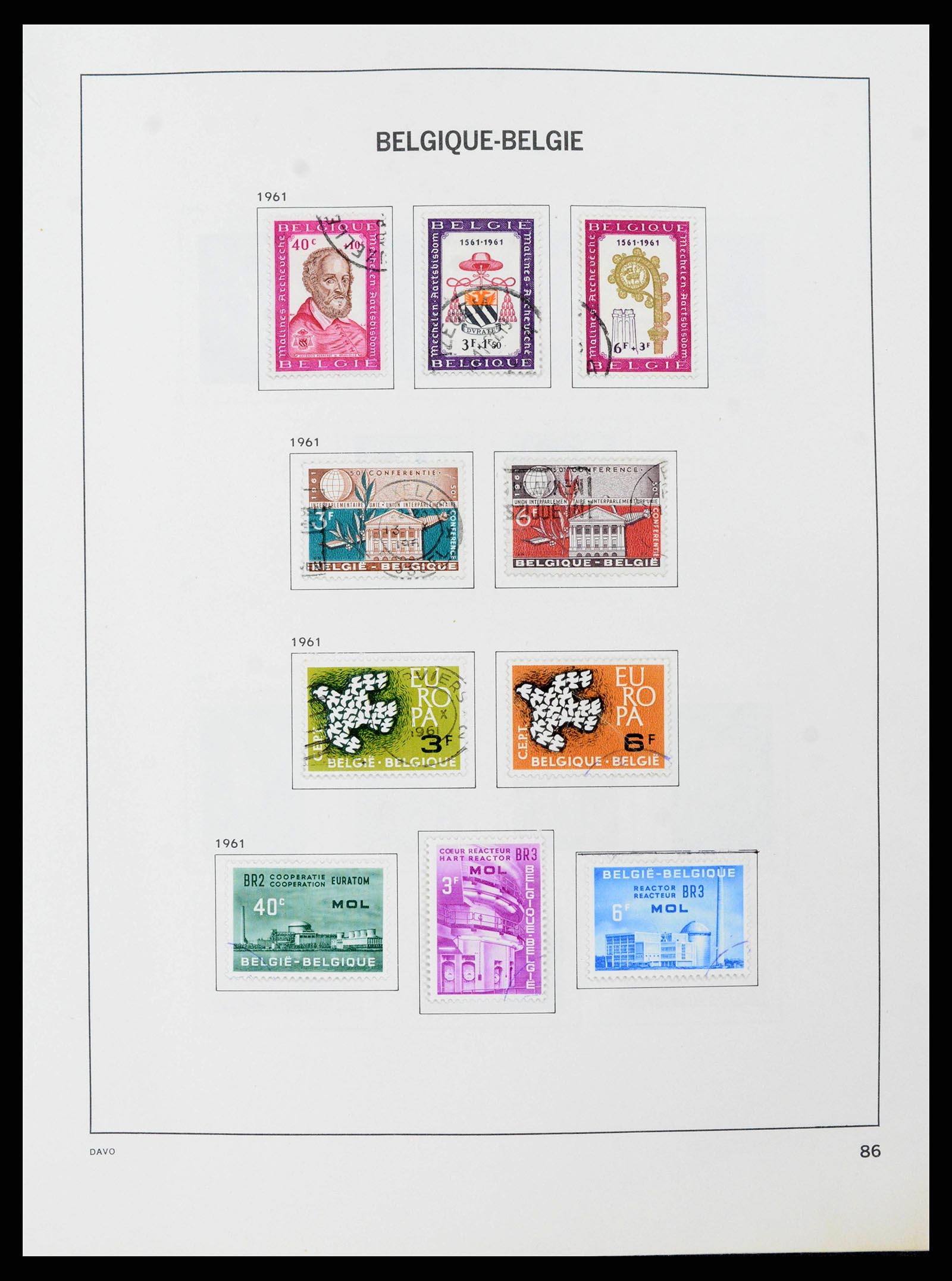 38663 0084 - Stamp collection 38663 Belgium 1849-2013.