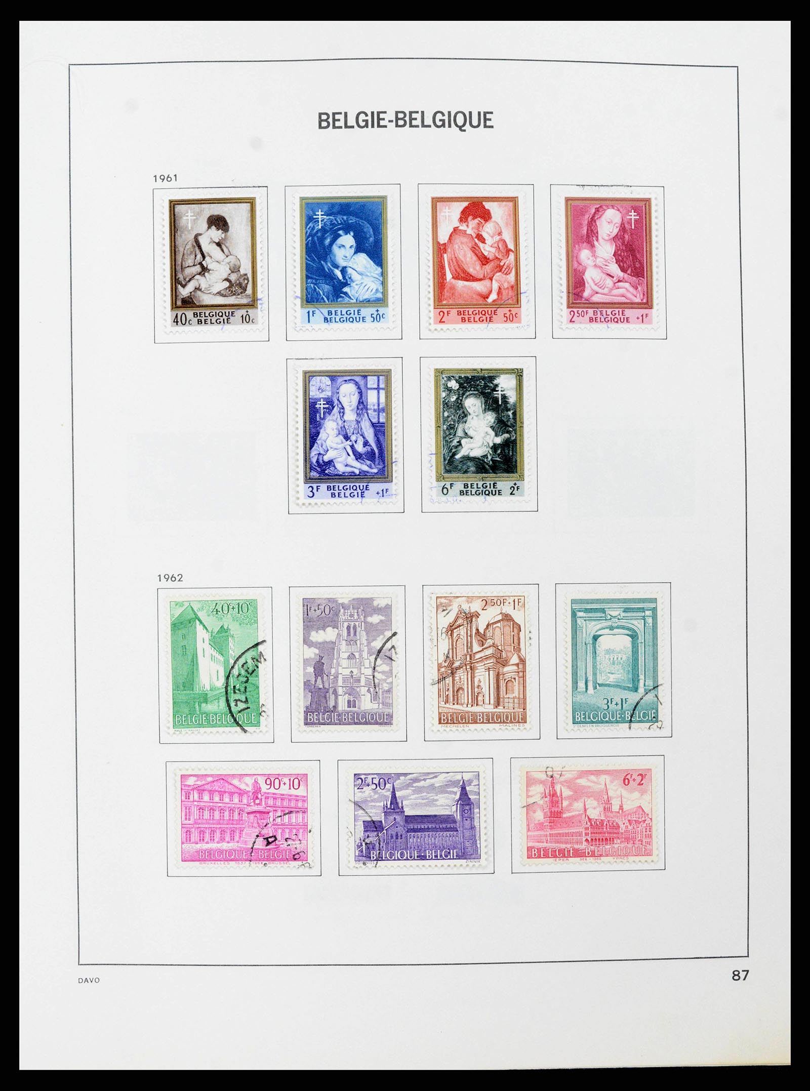 38663 0085 - Stamp collection 38663 Belgium 1849-2013.